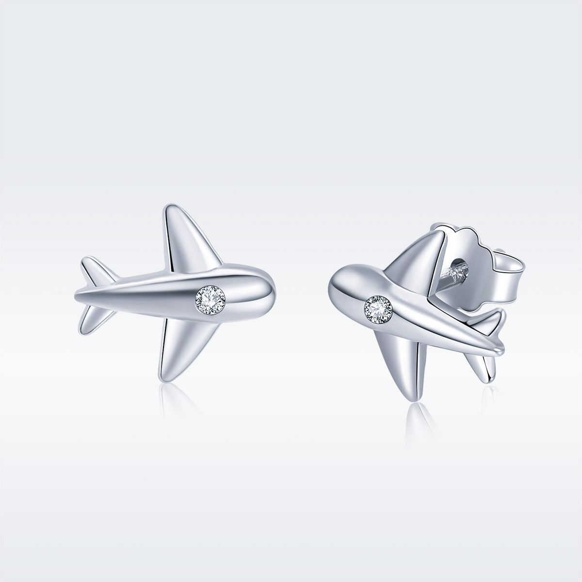 925 Sterling Silver Earrings with Pavé Setting CZ for Women DestGlow