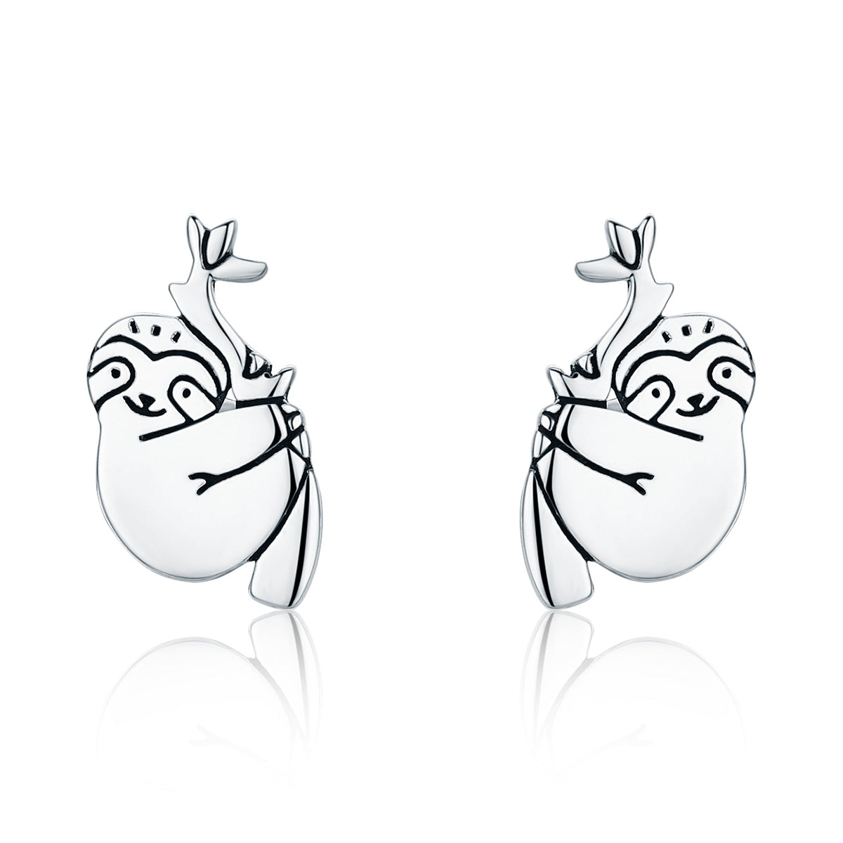 925 Sterling Silver Oxidized Earrings for Women DestGlow