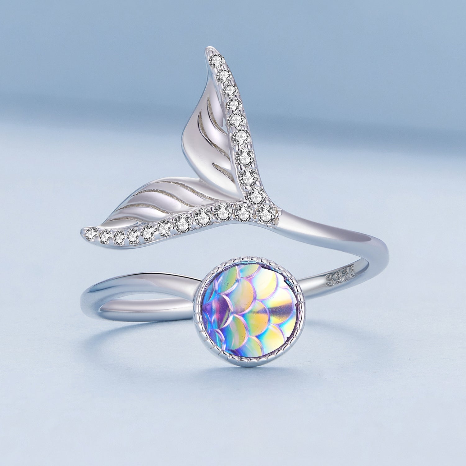 S925 Sterling Silver Pavé Setting CZ Ring for Women by Bids.com
