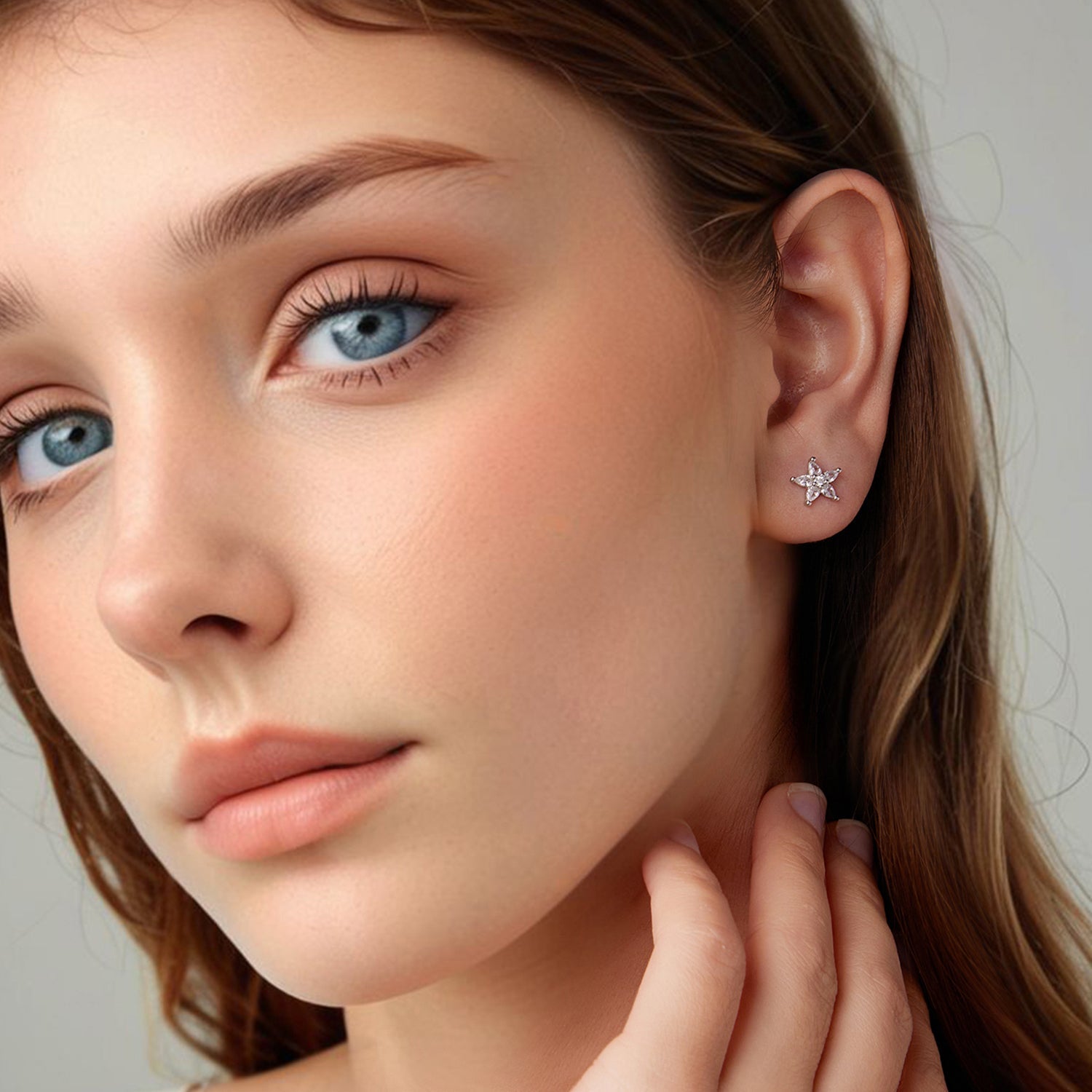 925 Sterling Silver Earrings with Pavé CZ Setting DestGlow