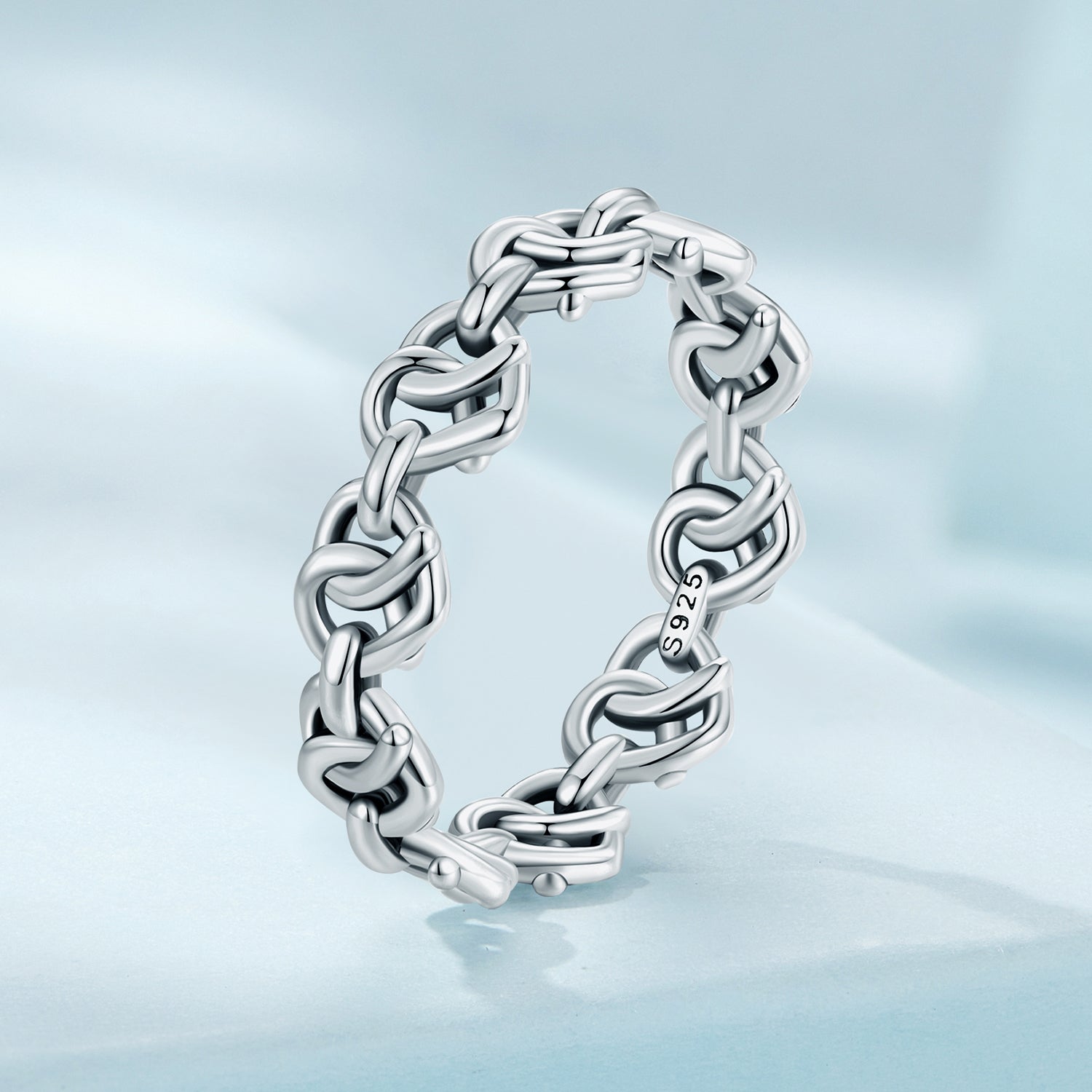 925 Sterling Silver Oxidized Ring - Size 6 for Women DestGlow
