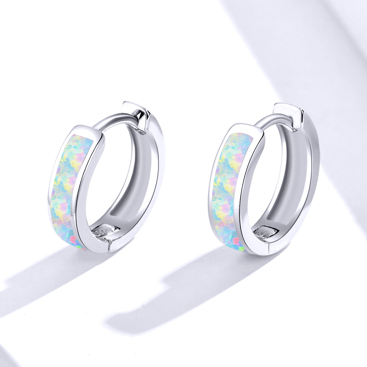 925 Sterling Silver Opal Earrings for Women DestGlow