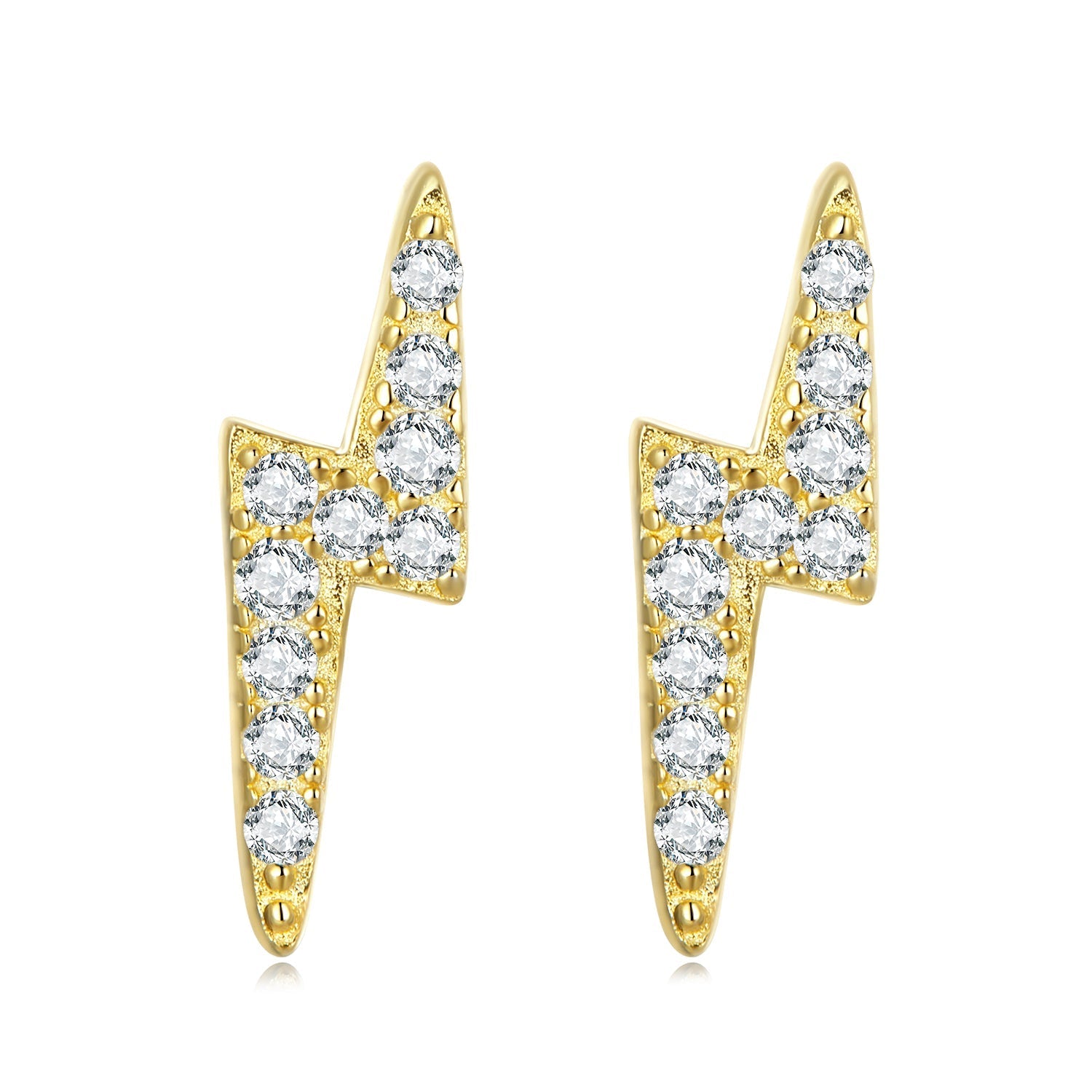 925 Sterling Silver Earrings with Pavé Setting CZ for Women DestGlow