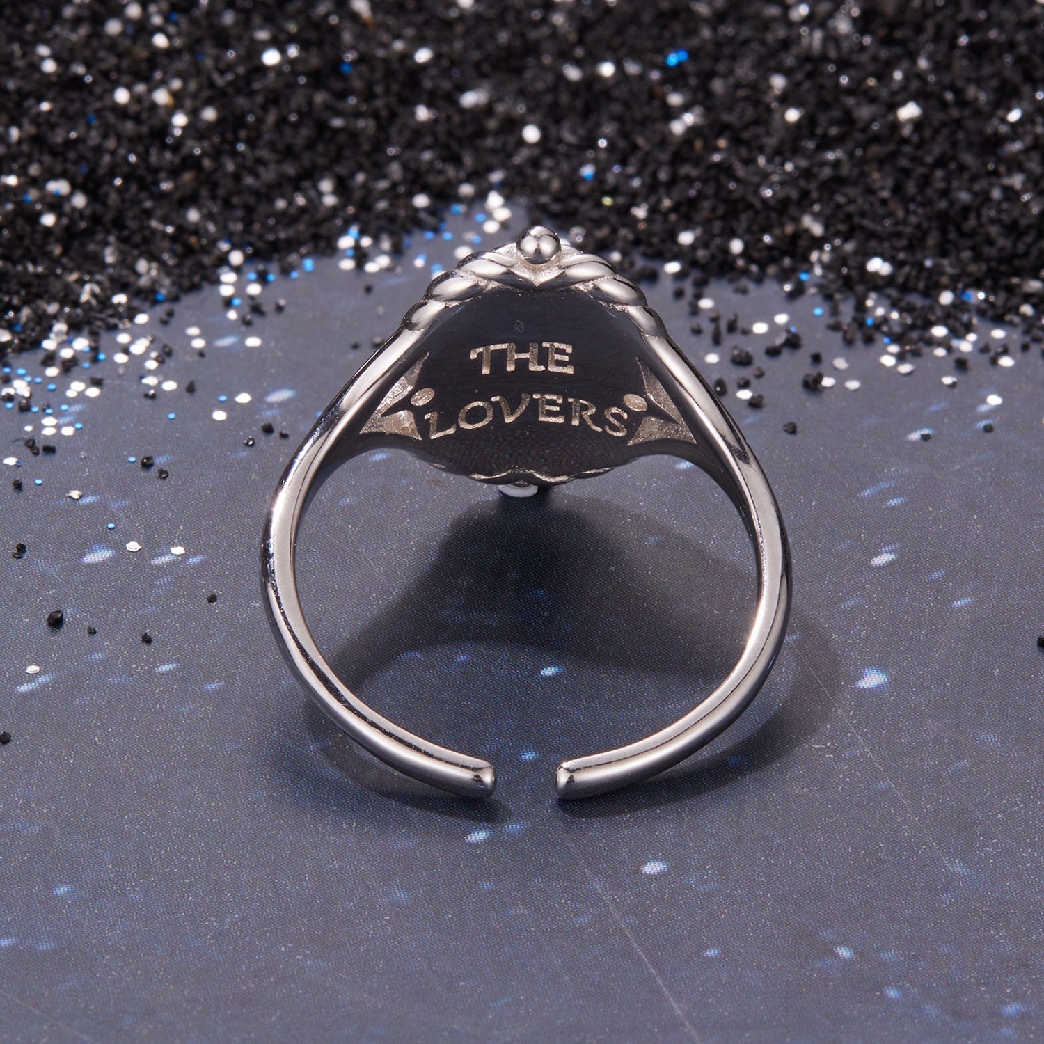 925 Sterling Silver Pendant 0.15cm Enamel CZ Ring for Women DestGlow