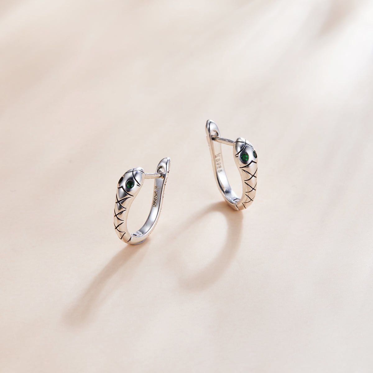 925 Sterling Silver Plated Platinum CZ Earrings for Women DestGlow