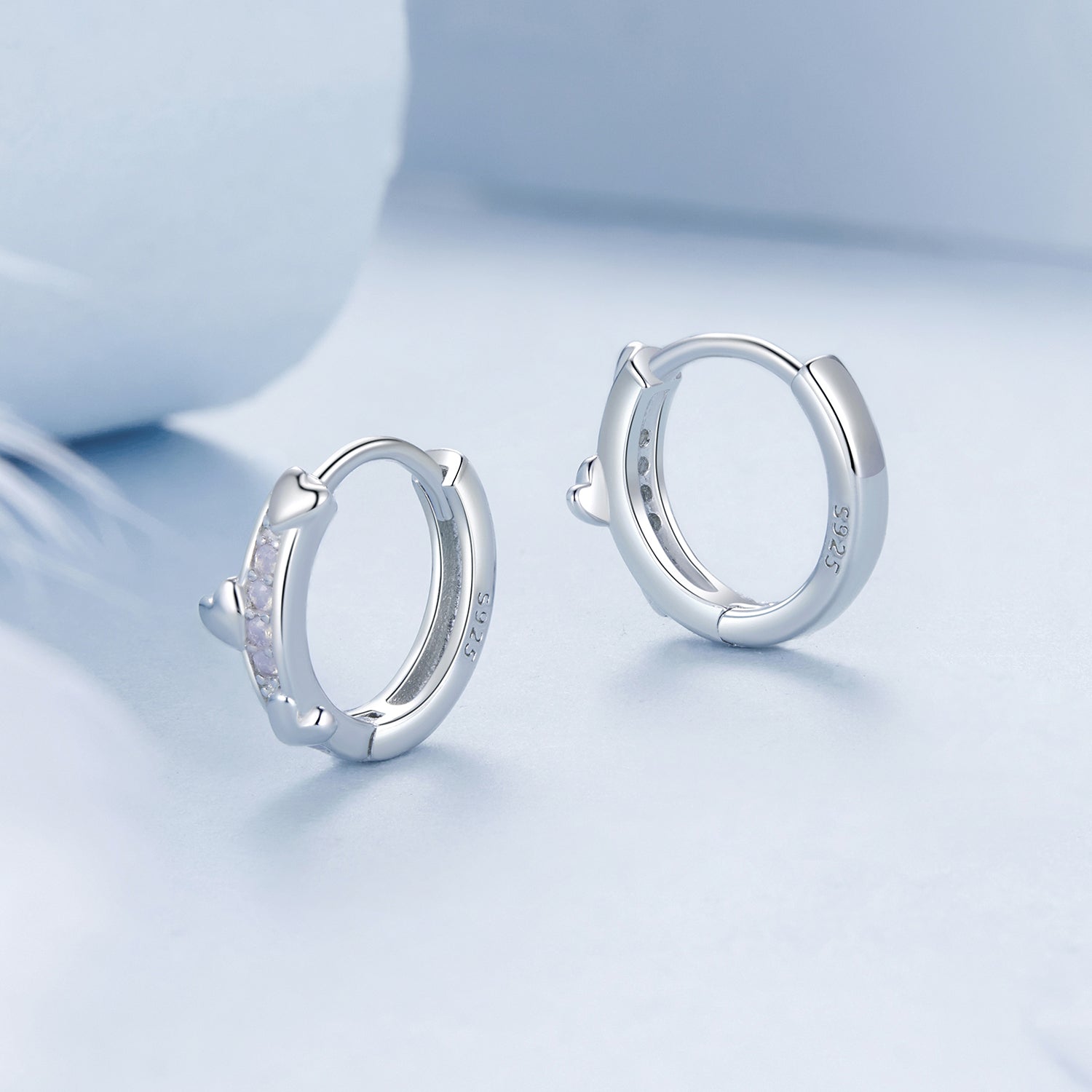 925 Sterling Silver Nano Opal Earrings for Women - White Gold Plated - 12x5mm DestGlow