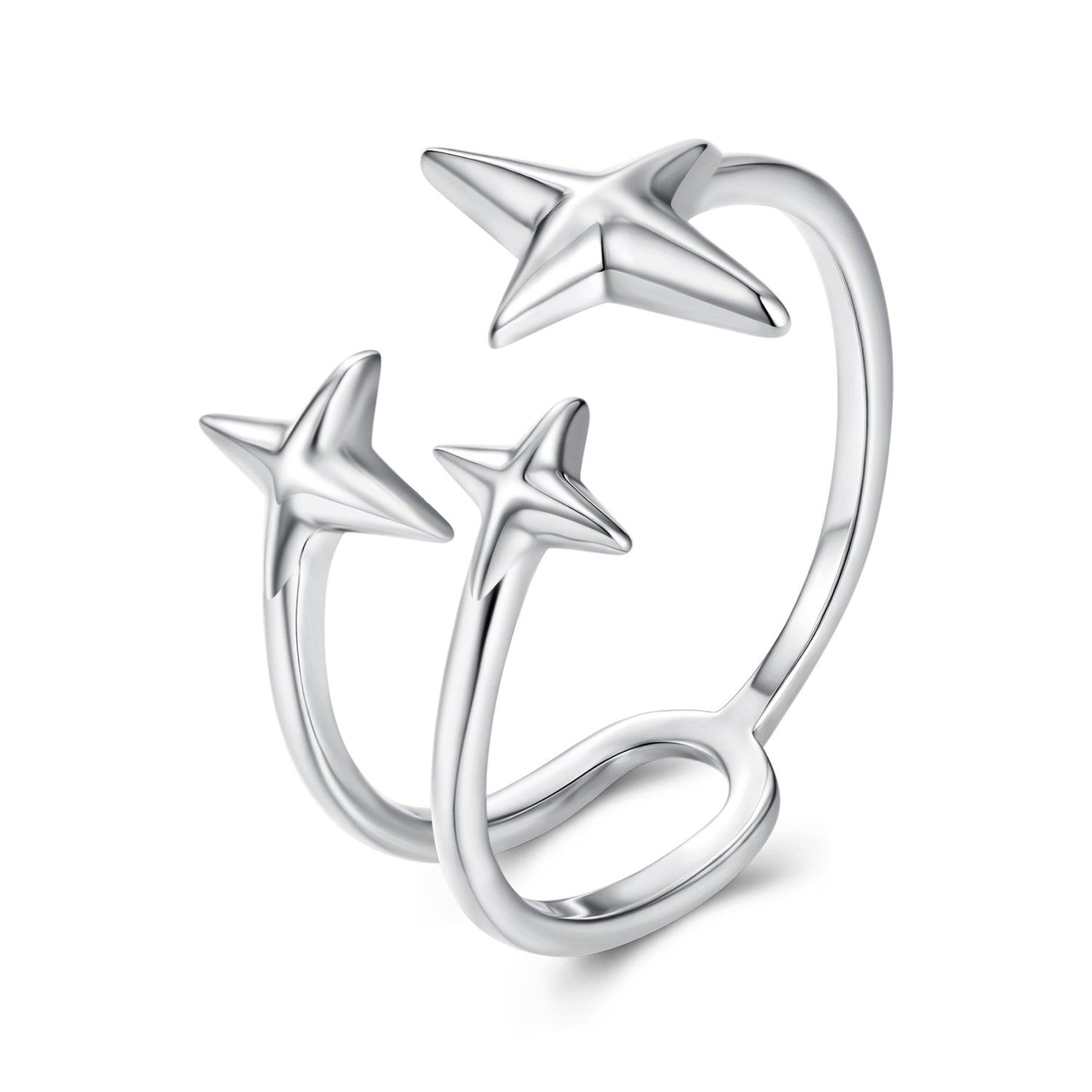 925 Sterling Silver Oxidized Silver Ring for Women DestGlow