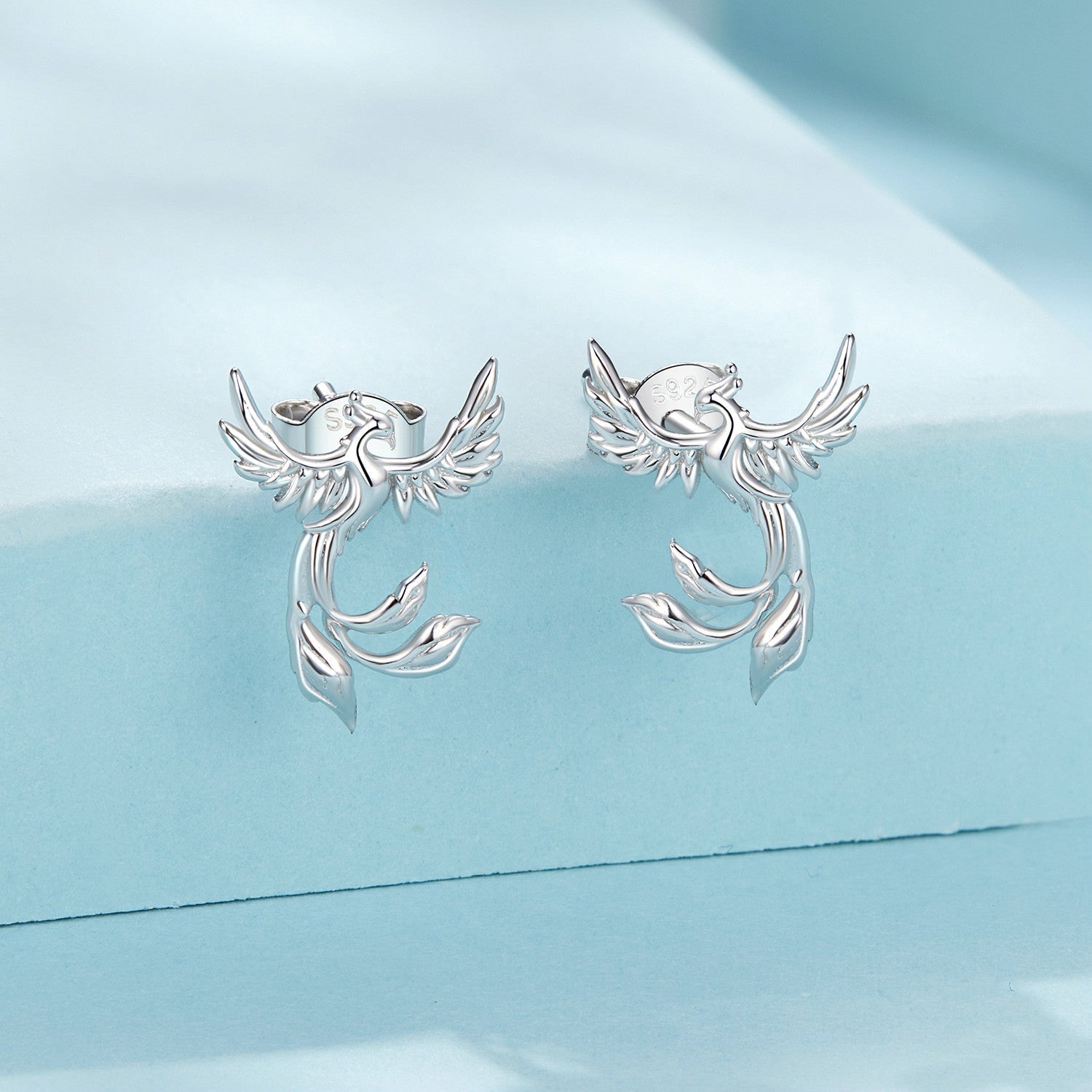 925 Sterling Silver Plated White Gold Earrings for Women DestGlow