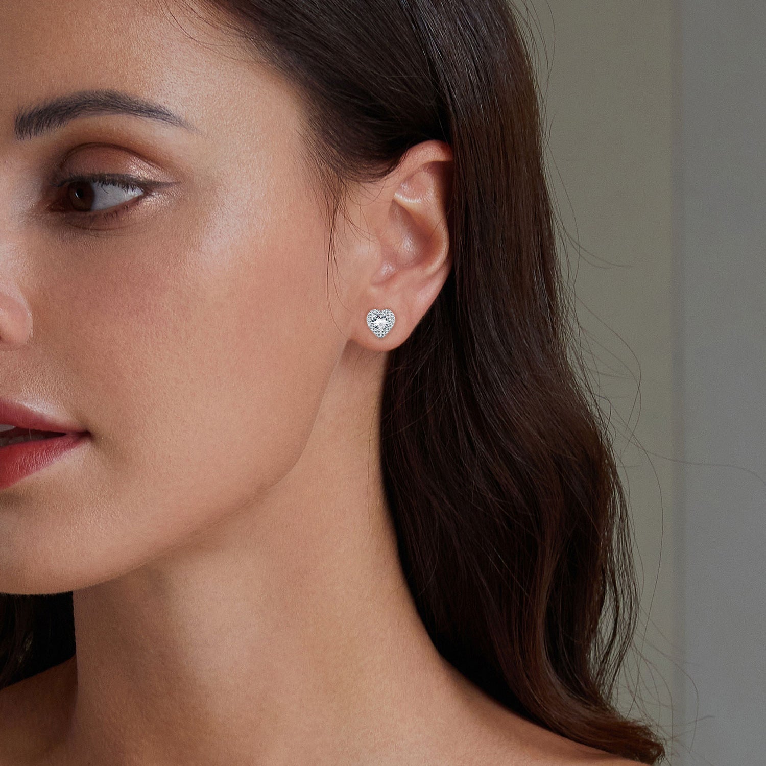 925 Sterling Silver Pavé Setting CZ Earrings DestGlow