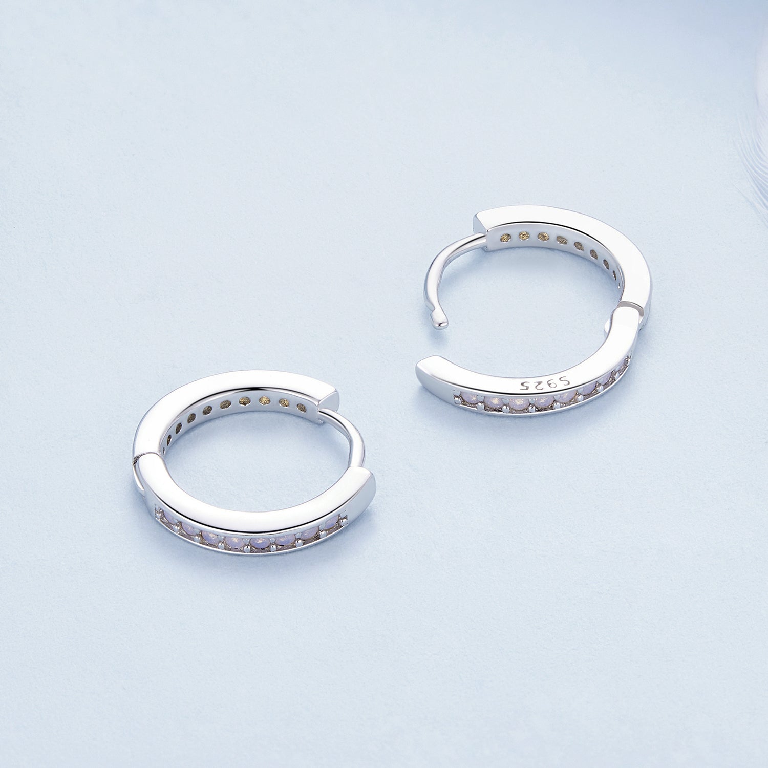 925 Sterling Silver Opal Earrings for Women DestGlow