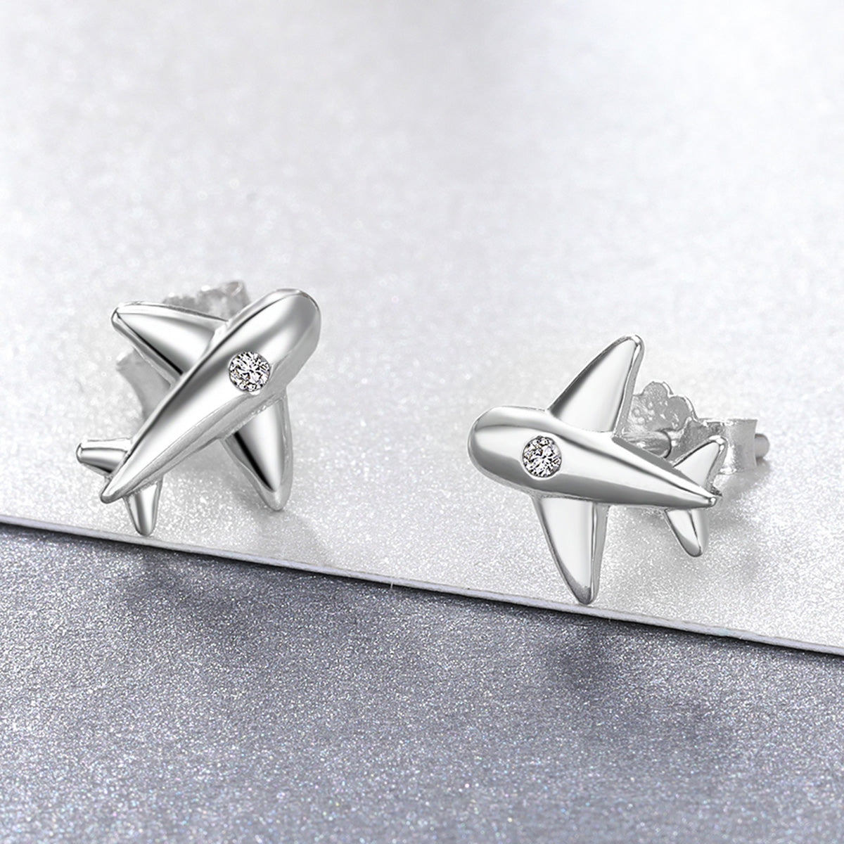 925 Sterling Silver Earrings with Pavé Setting CZ for Women DestGlow