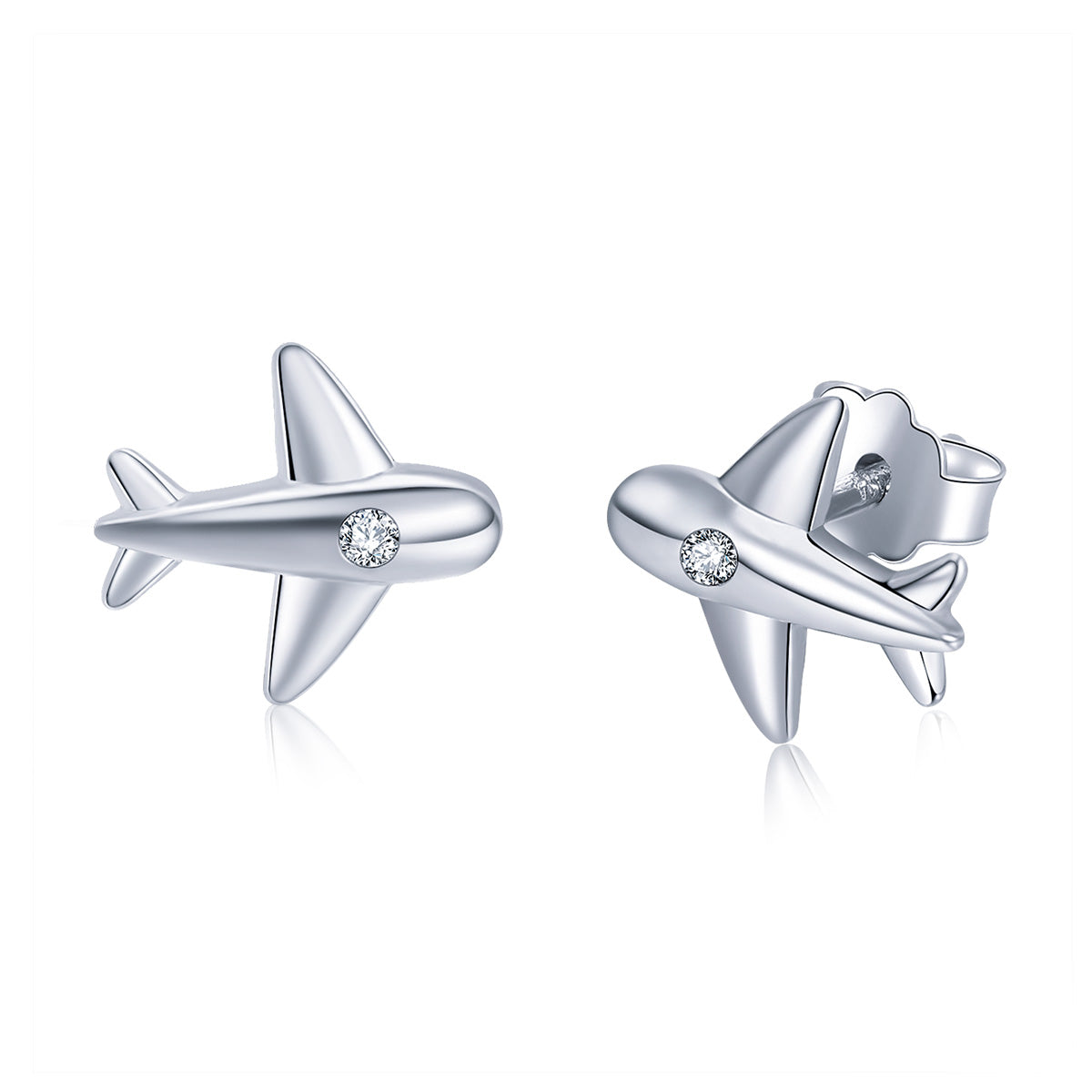 925 Sterling Silver Earrings with Pavé Setting CZ for Women DestGlow