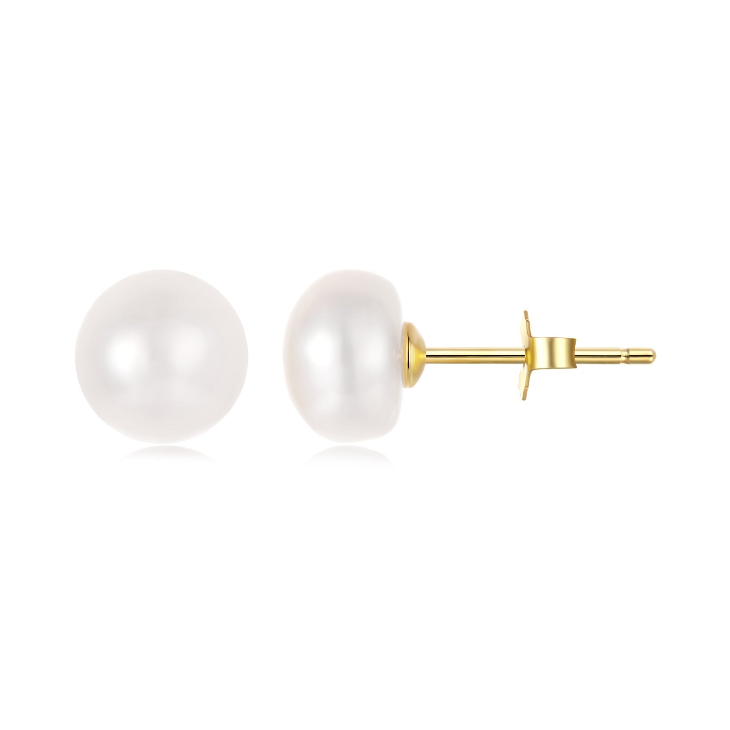 925 Sterling Silver Freshwater Pearl Earrings for Women DestGlow