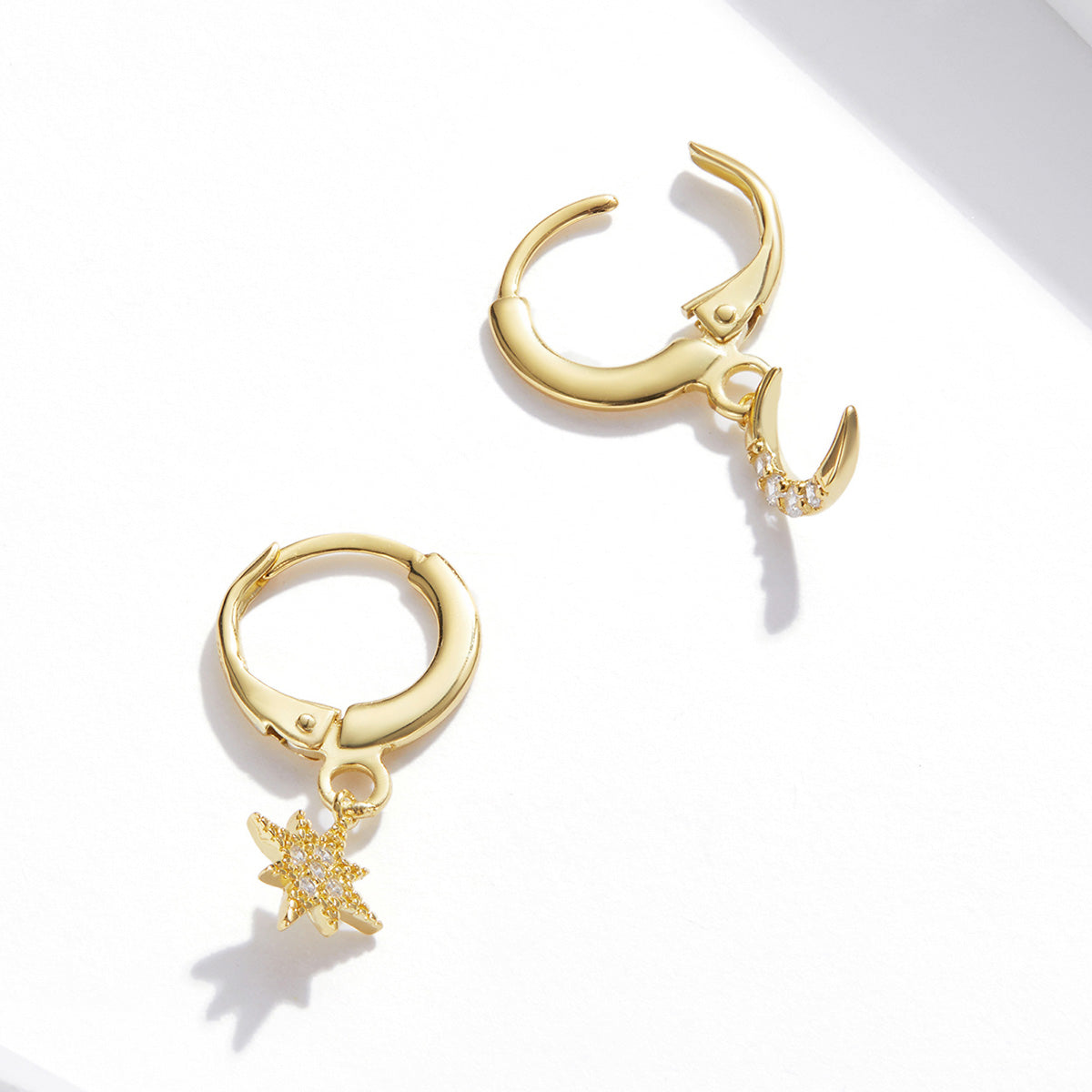 925 Sterling Silver Earrings with Pavé Setting CZ for Women DestGlow