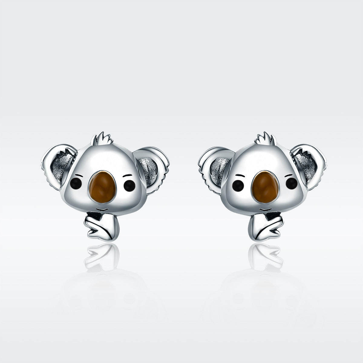 925 Sterling Silver Earrings 1.1*1.2cm for Women DestGlow