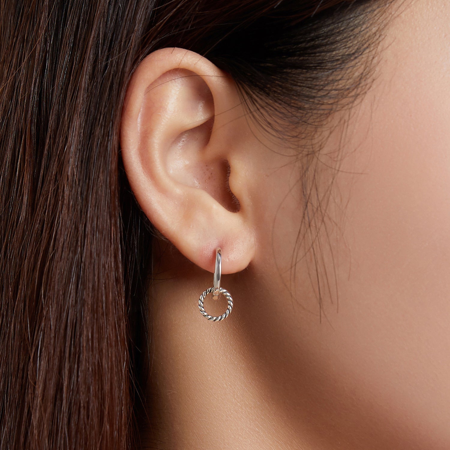 925 Sterling Silver & Oxidized Silver Earrings for Women DestGlow
