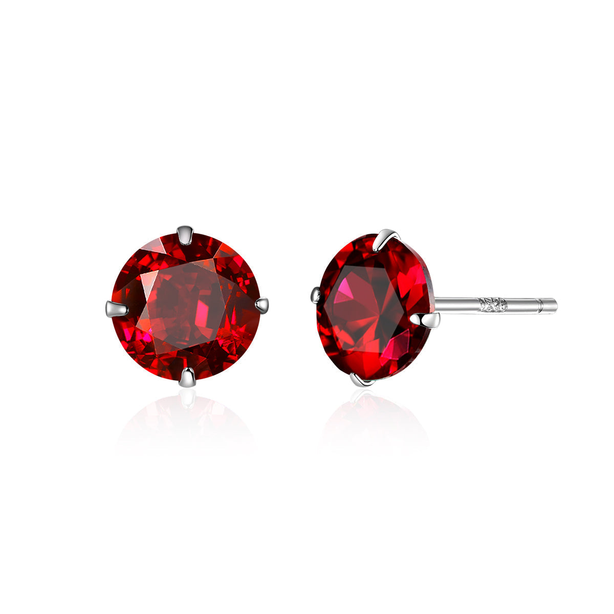 925 Sterling Silver Earrings with Pavé Setting CZ DestGlow