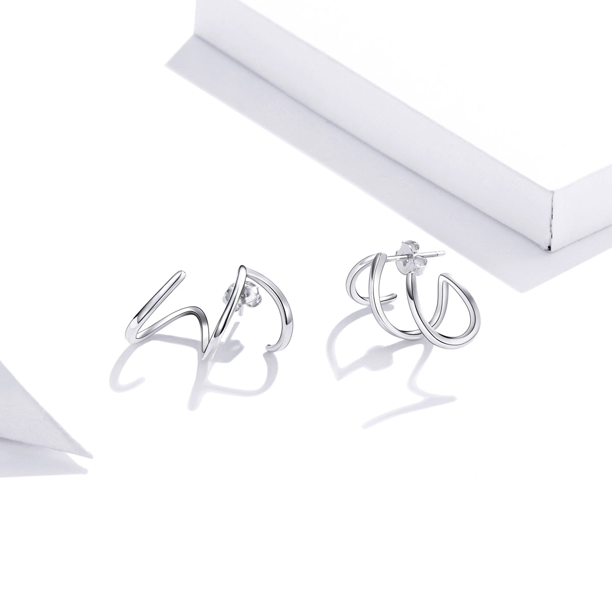 925 Sterling Silver Oxidized Earrings for Women DestGlow