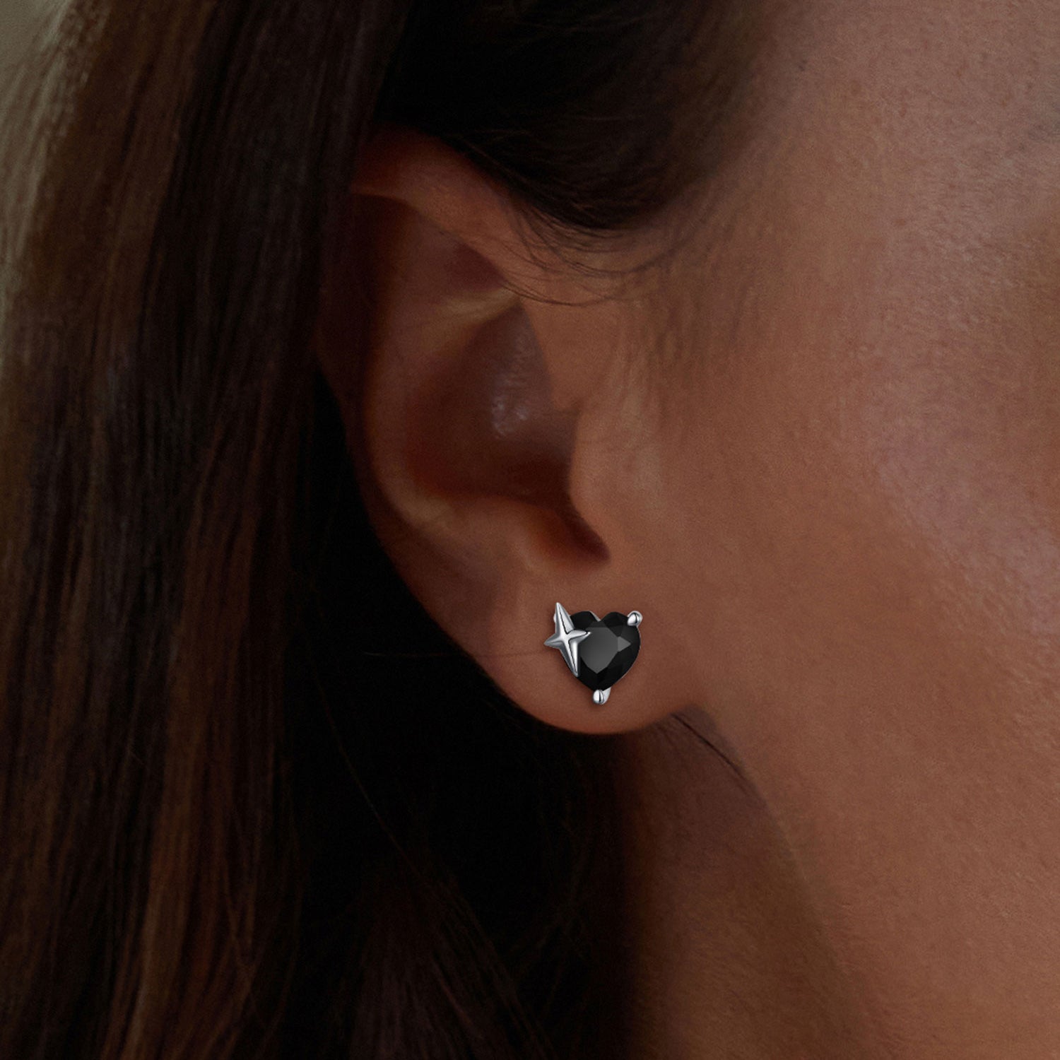 925 Sterling Silver Earrings with Pavé Setting and CZ DestGlow