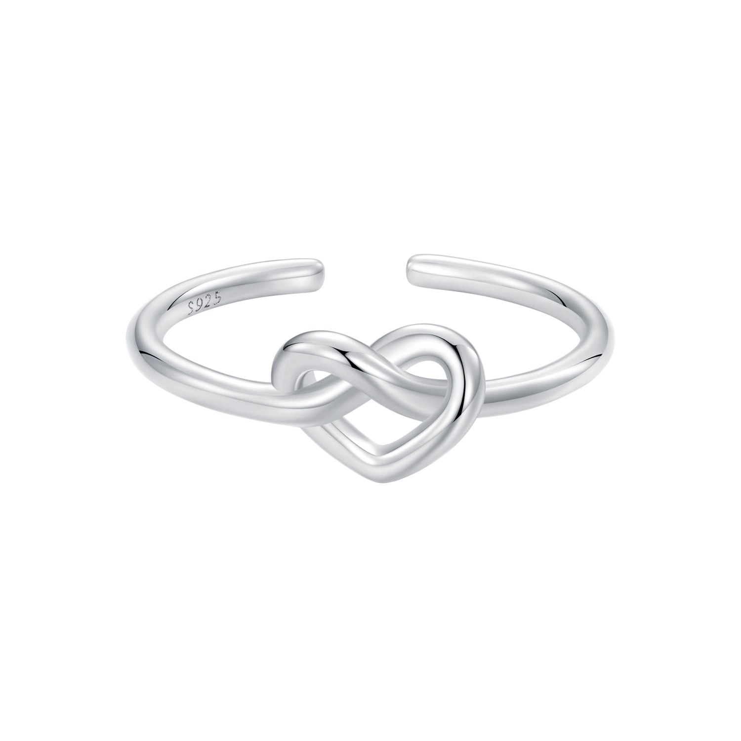925 Sterling Silver & Plated White Gold 1.6mm Ring for Women DestGlow