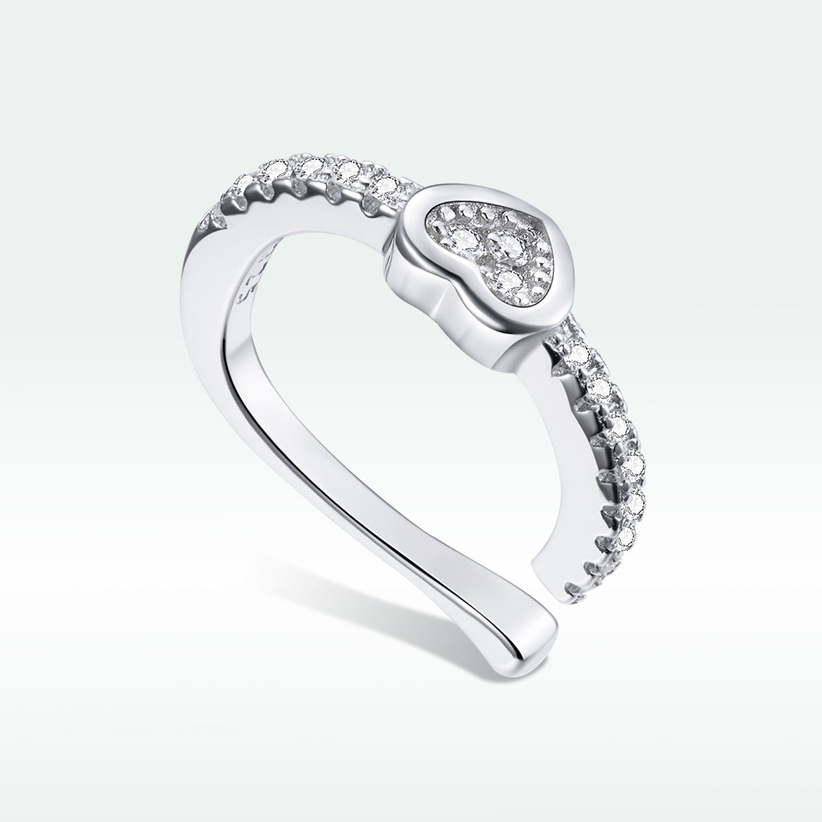 925 Sterling Silver Pavé Setting CZ Earrings for Women DestGlow