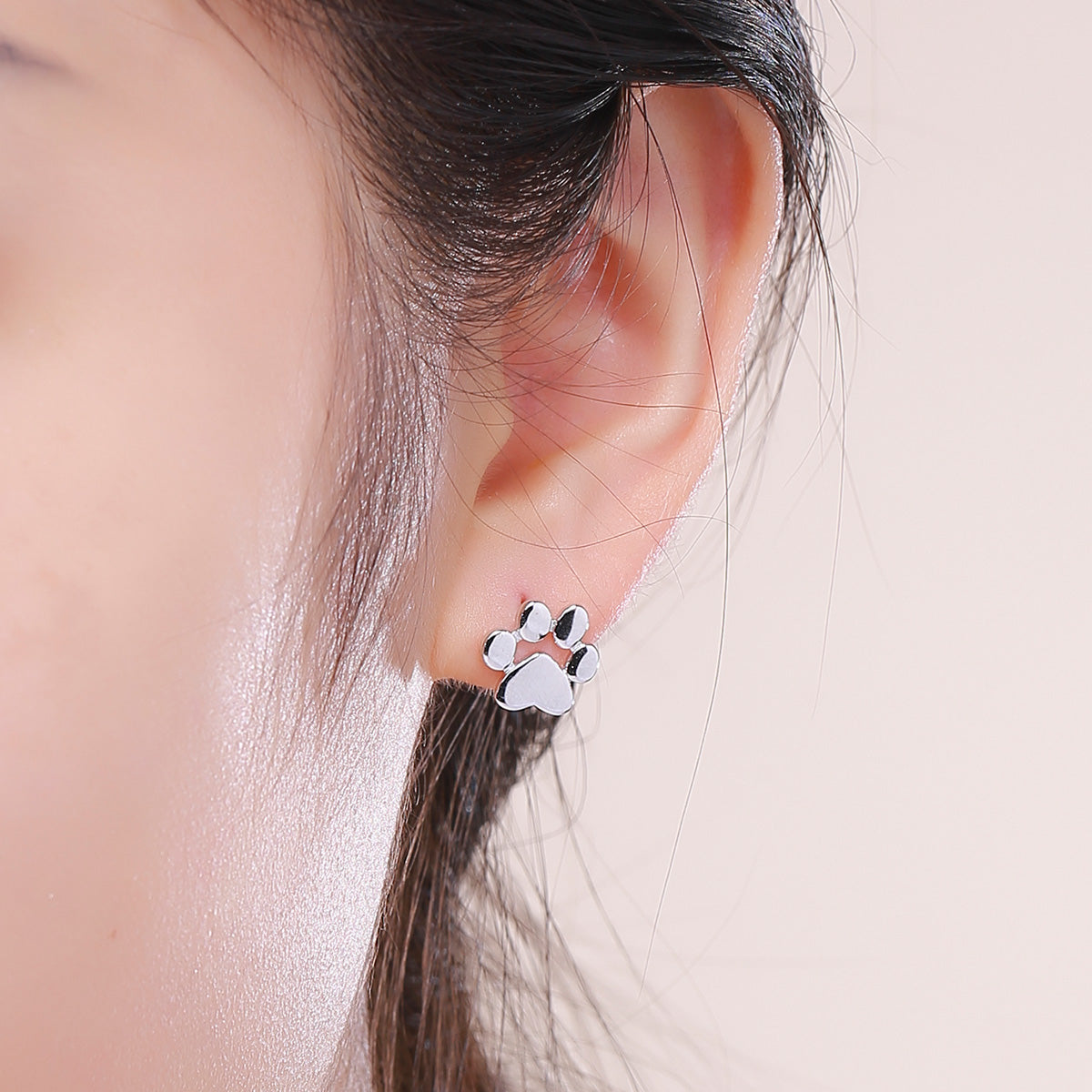 925 Sterling Silver Platinum Plated Earrings for Women DestGlow