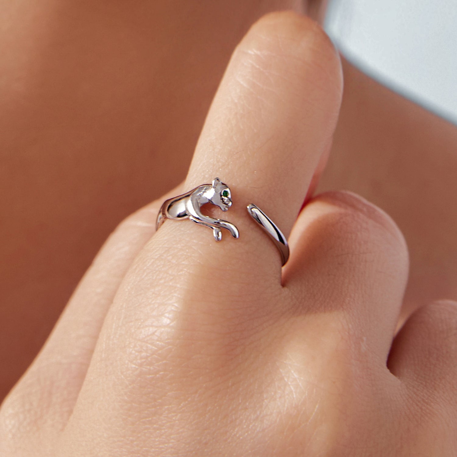 925 Sterling Silver Ring with Pavé Setting CZ in White Gold Plating DestGlow