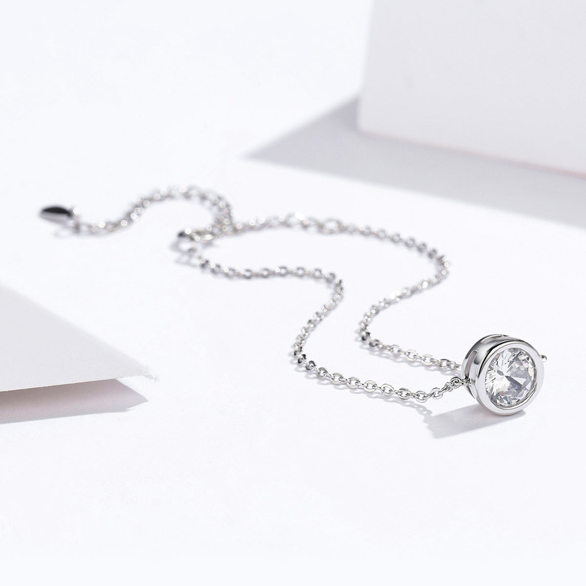 925 Sterling Silver & Platinum Plated CZ Bracelet for Women DestGlow