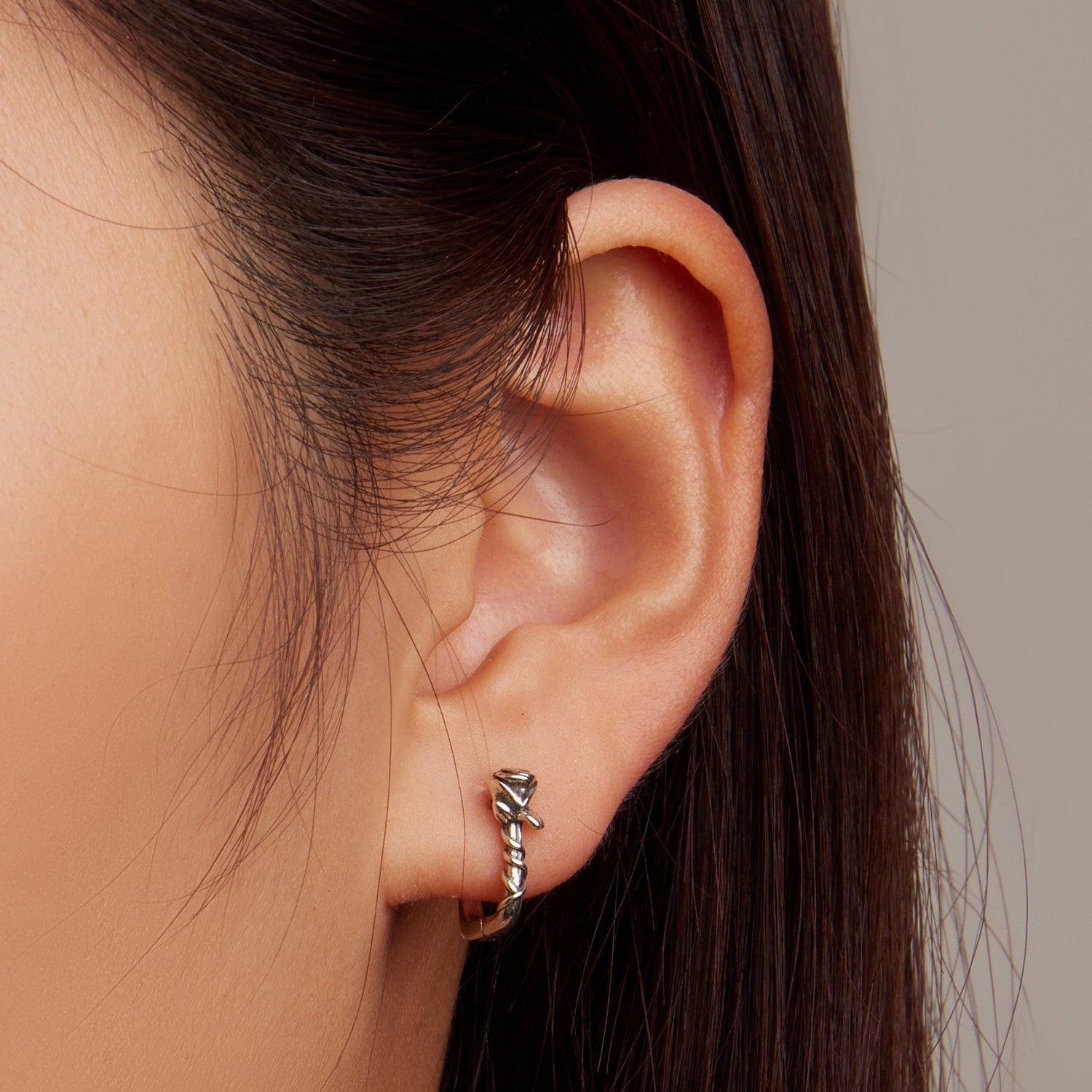 925 Sterling Silver Earrings with Oxidized Finish for Women DestGlow