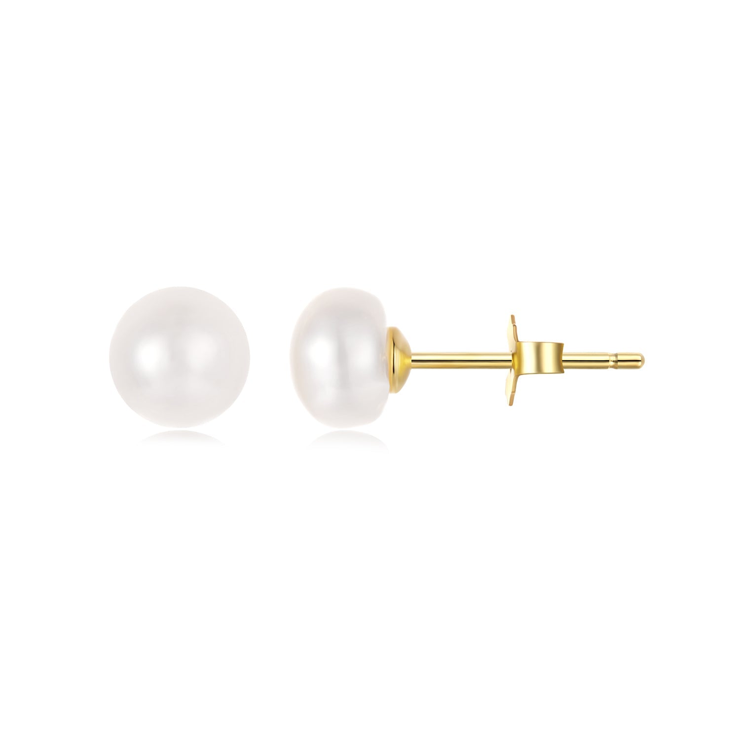 925 Sterling Silver Freshwater Pearl Earrings for Women DestGlow