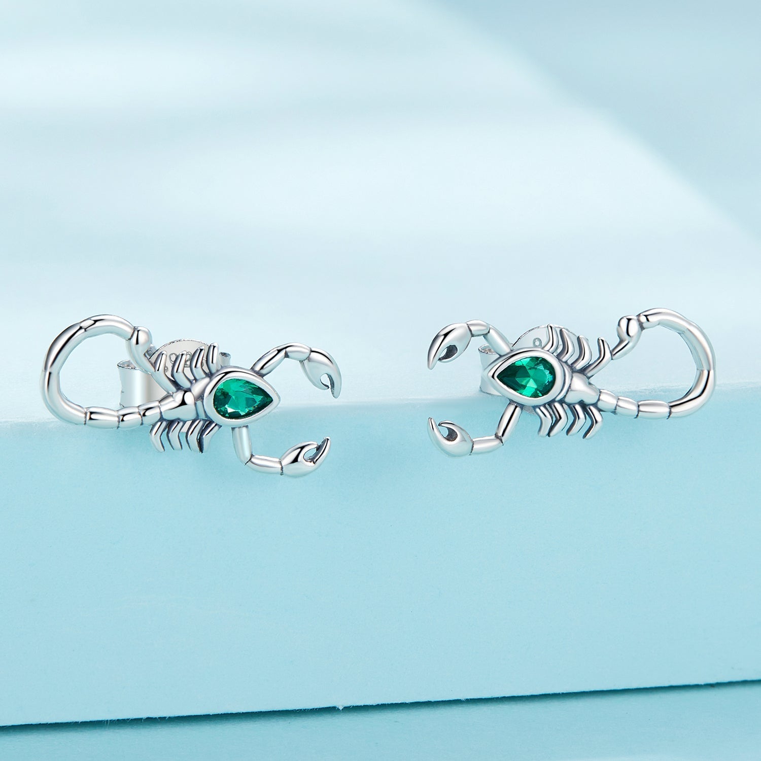 925 Sterling Silver Earrings with Pavé Setting CZ and Oxidized Finish for Women DestGlow