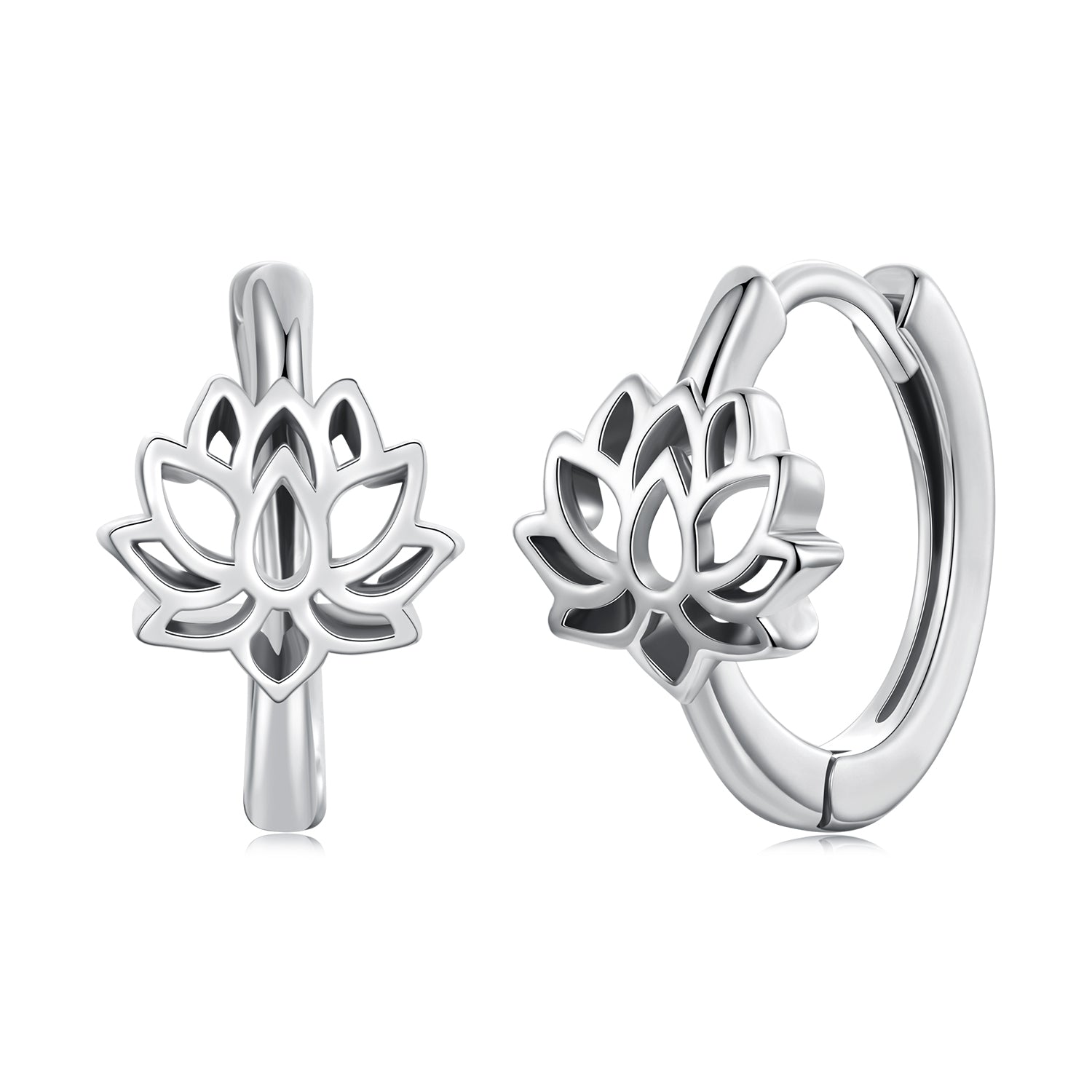 925 Sterling Silver Oxidized Silver Earrings 1.3x0.8cm for Women DestGlow