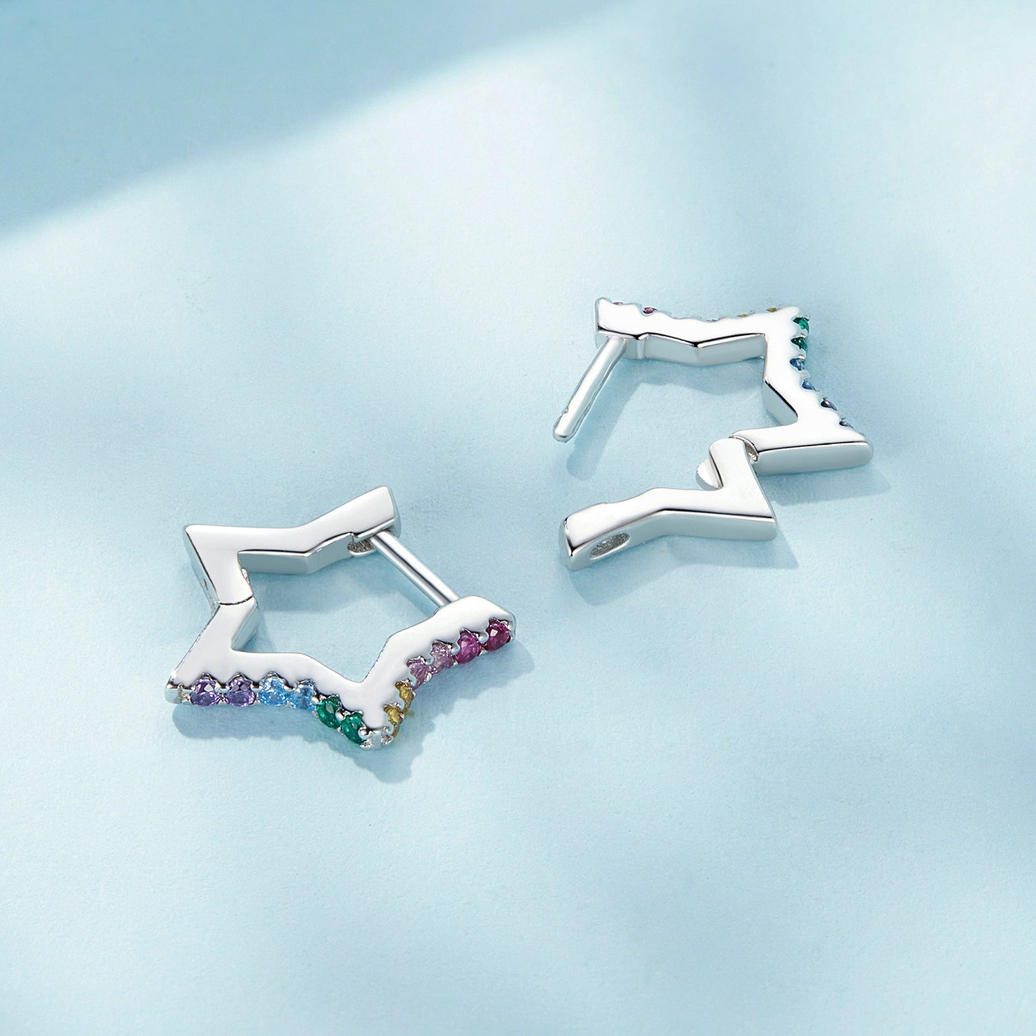925 Sterling Silver Earrings with Pavé Setting CZ for Women DestGlow