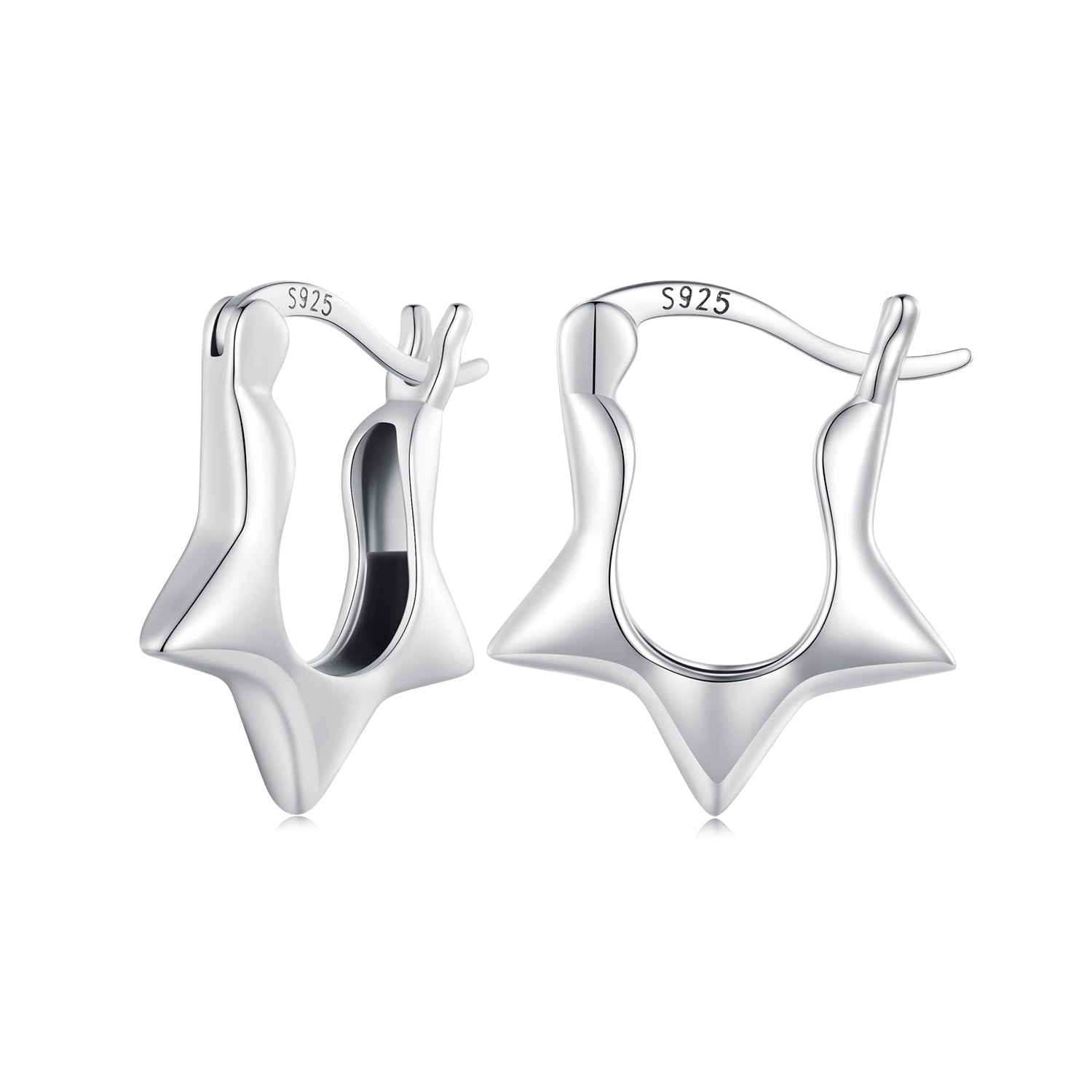 S925 Sterling Silver Earrings for Women - Oxidized Silver, 17x4mm DestGlow