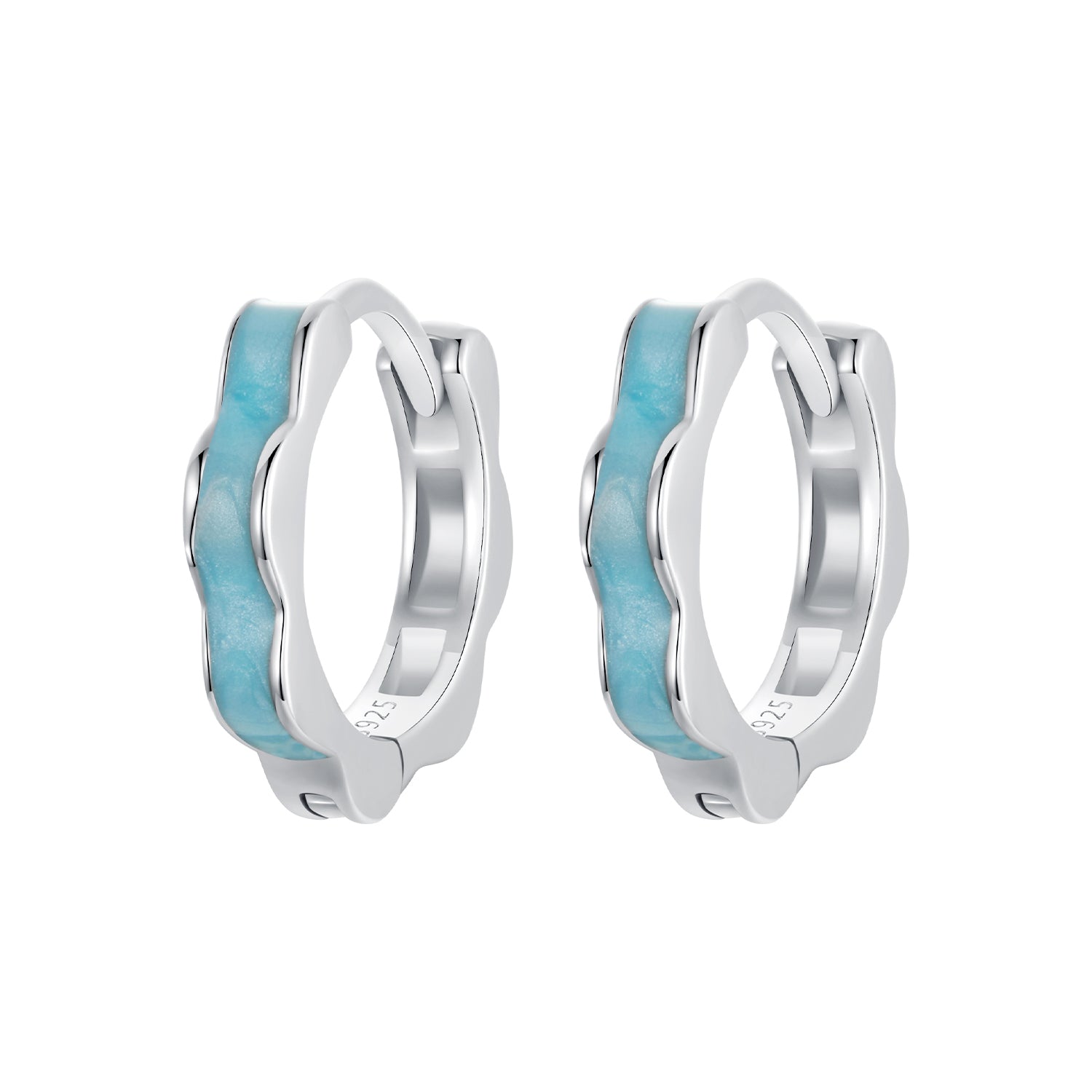 925 Sterling Silver Enamel Plated Earrings for Women DestGlow