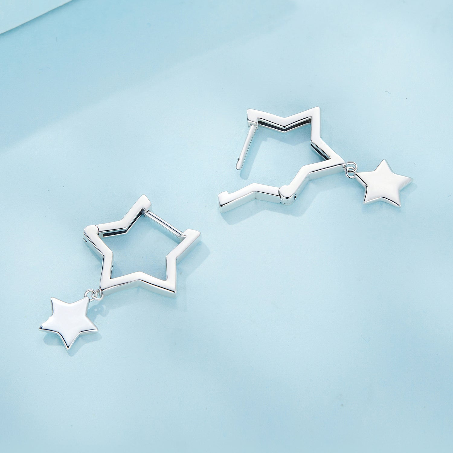 925 Sterling Silver Earrings 25*8mm for Women DestGlow