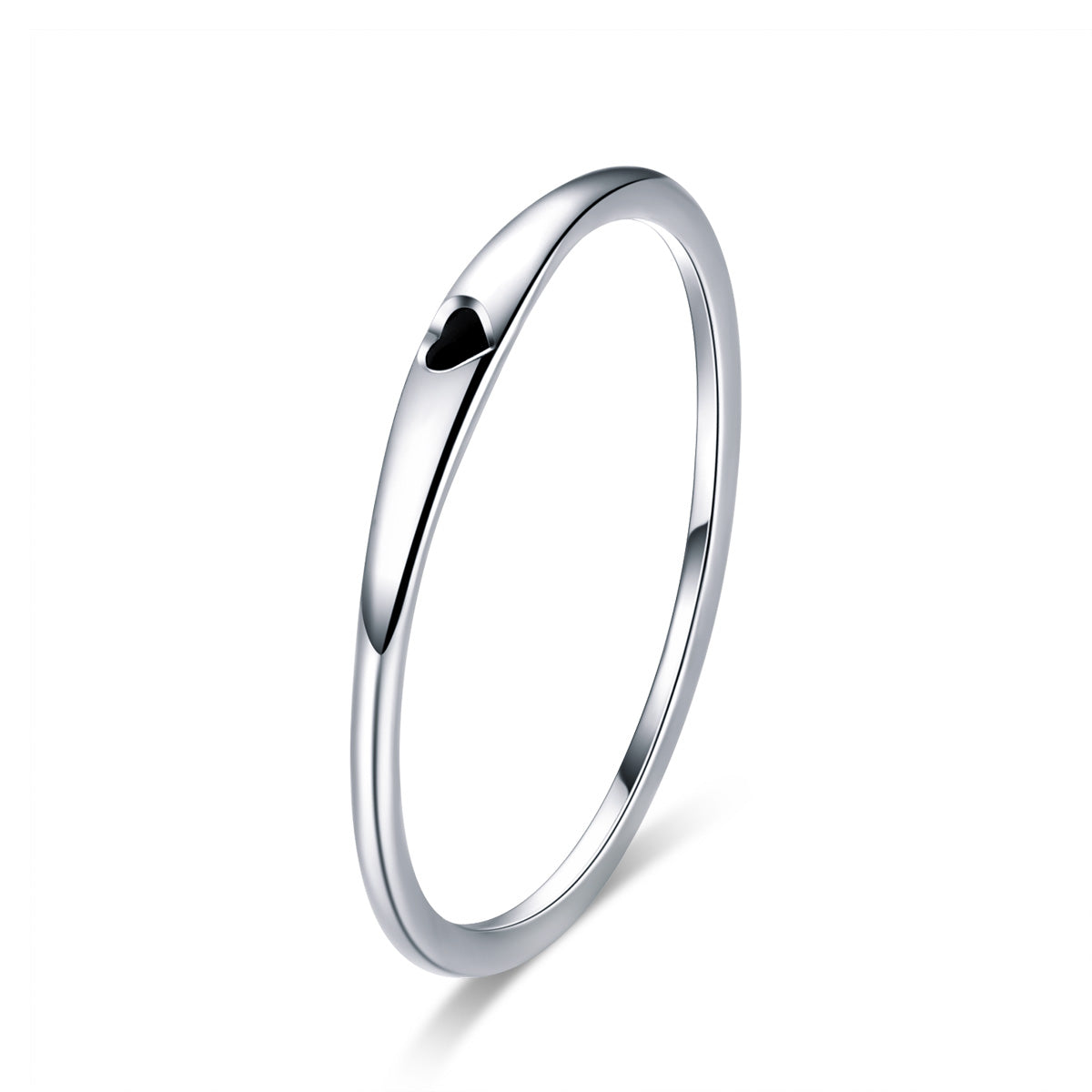 925 Sterling Silver Ring - Size 5.0, 2mm Width, S925 for Women DestGlow