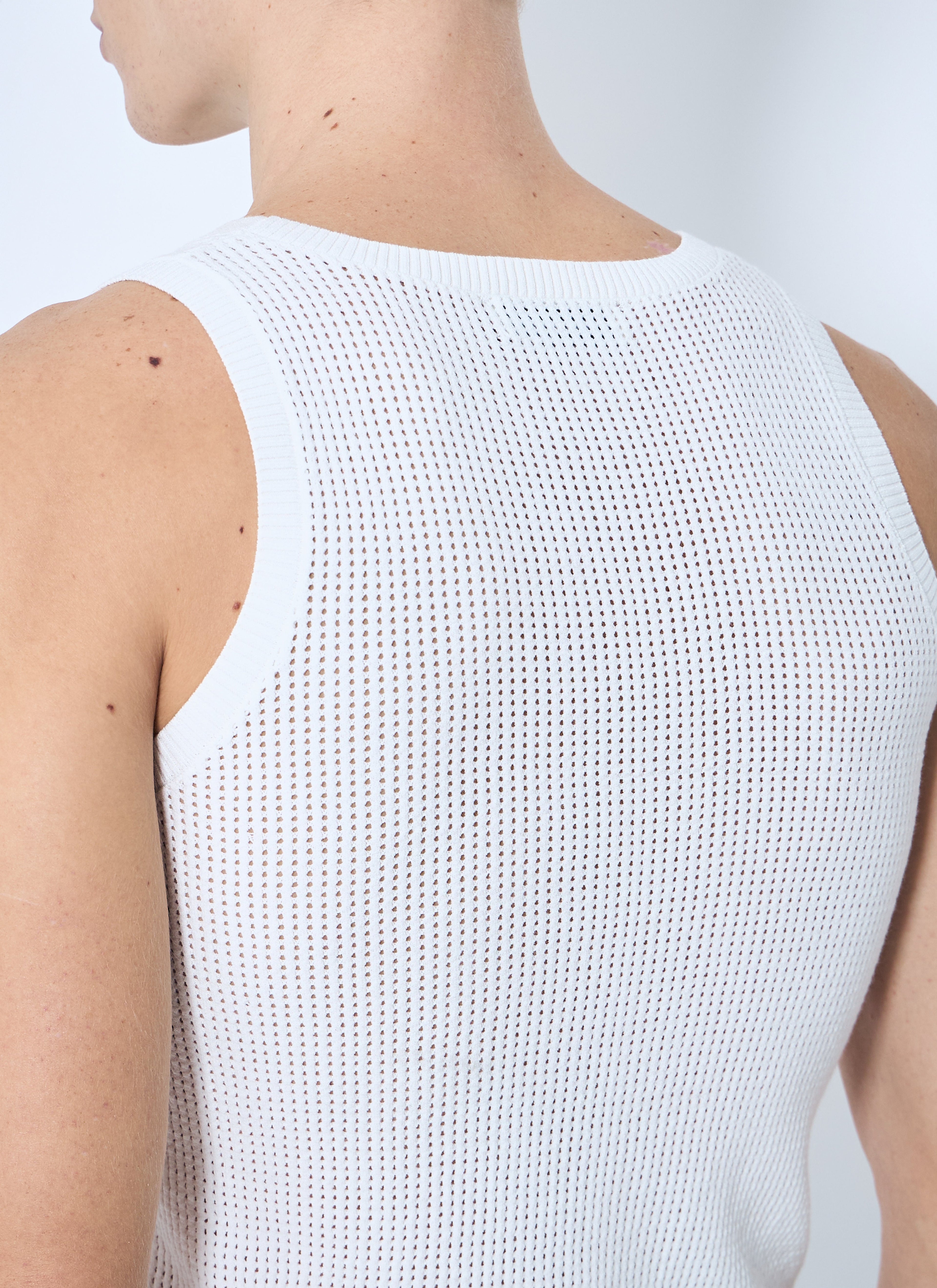 Dries Van Noten Men Merit Knit Tank Top by Luosophy