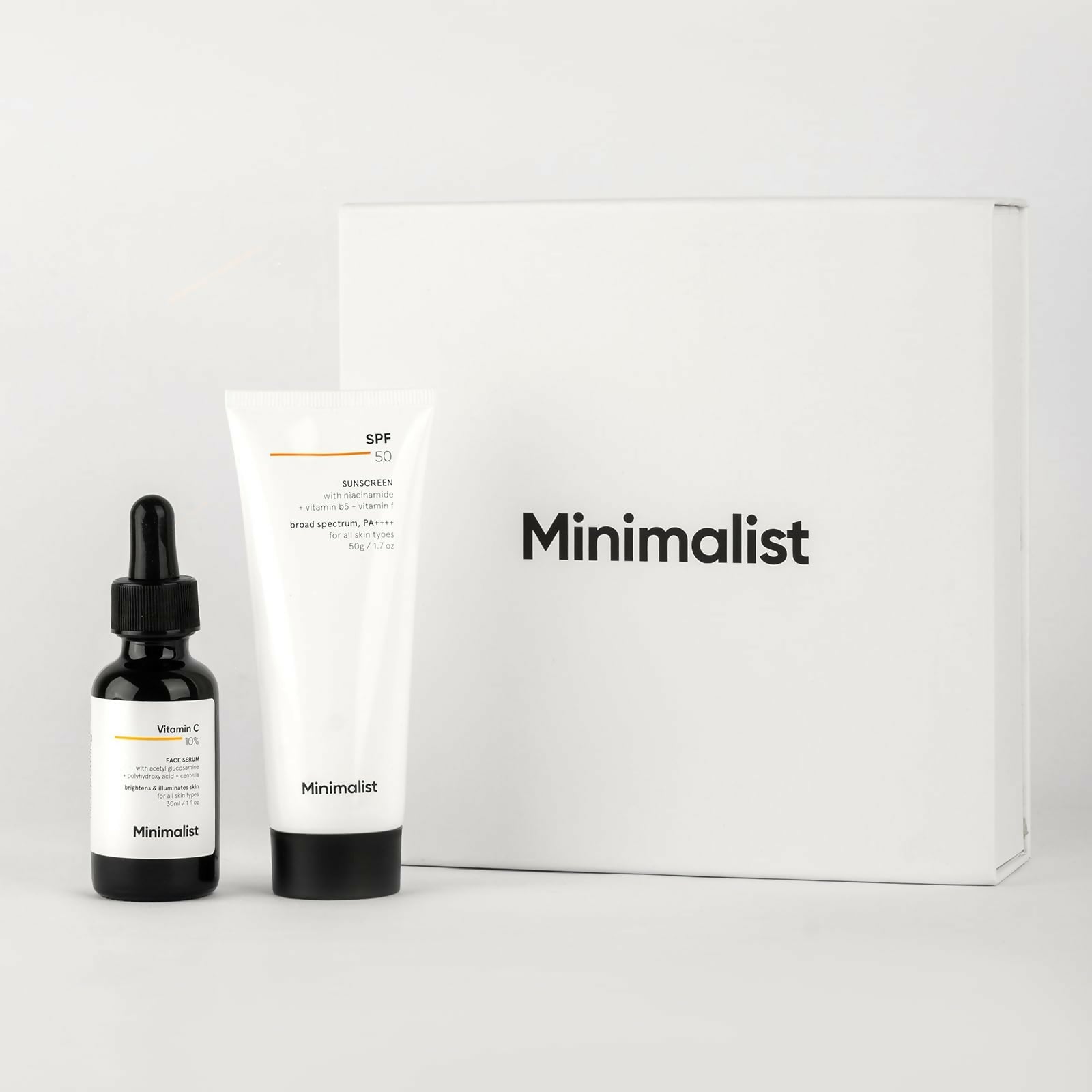 Minimalist Brightening & SPF Skincare Gift Set by Dista