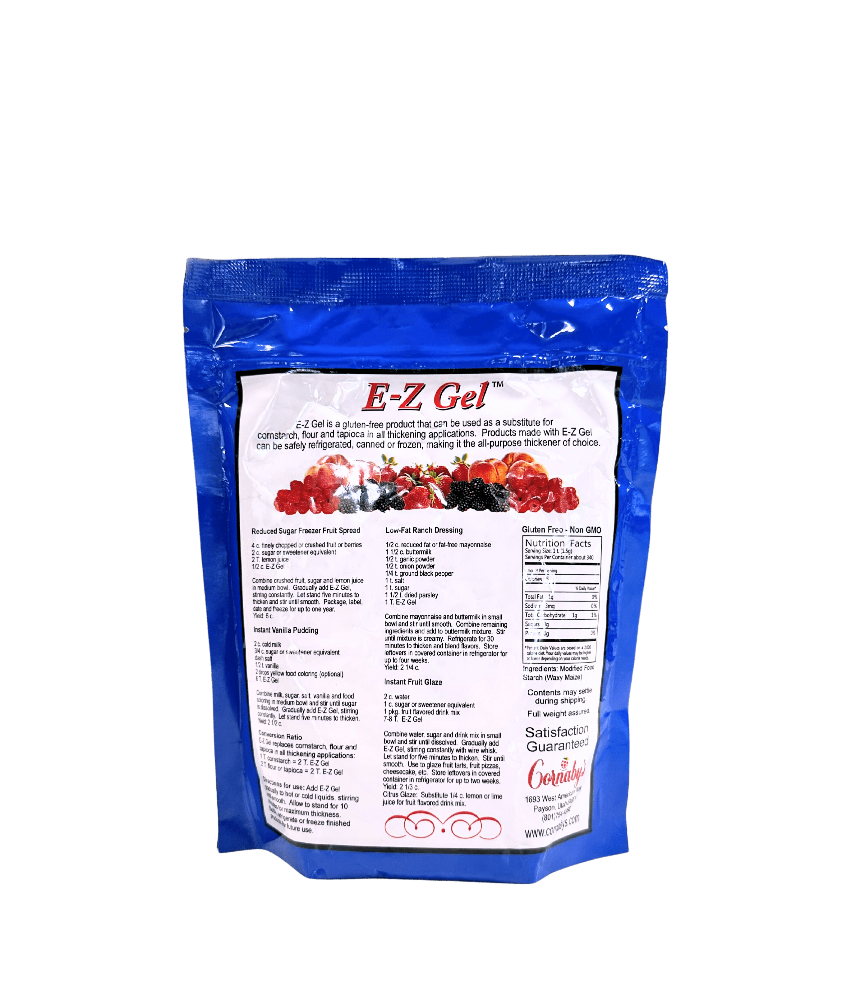 E-Z Gel, Instant Thickener by Country Life Natural Foods