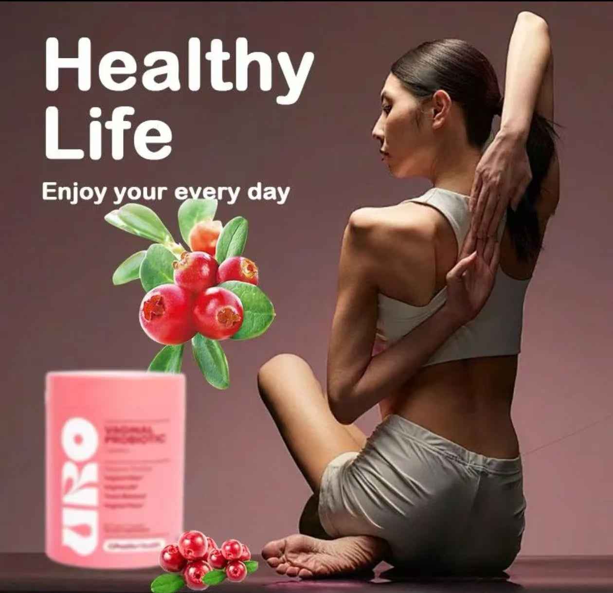 URO Vaginal Probiotics for Women pH Balance with Prebiotics & Lactobacillus Probiotic Blend - Women&