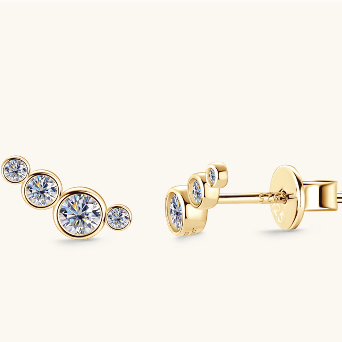 Sparkala™ Pure Sterling Silver Stud Earrings by Sparkala
