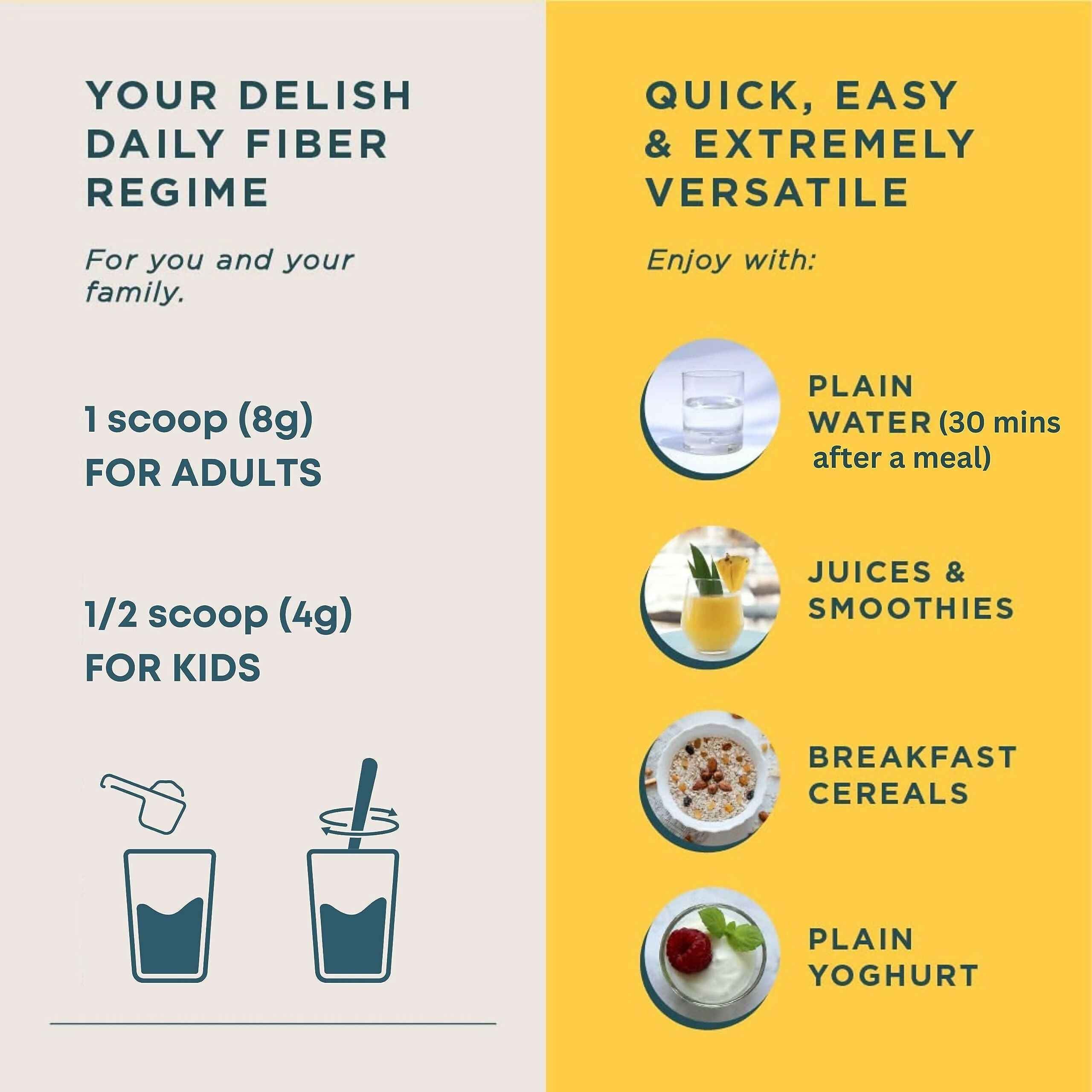 Wellbeing Nutrition Daily Fiber Powder - Vanilla Berry & Pina Colada Combo