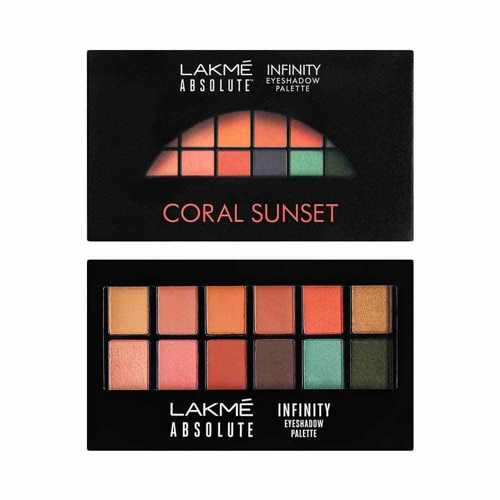 Lakme Absolute Infinity Eye Shadow Palette - Coral Sunset