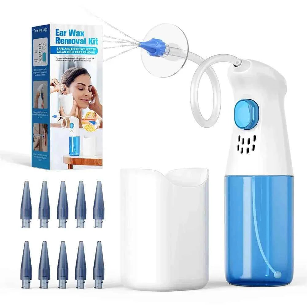 EarClean™ Ear Wax Removal Kit – Safe Irrigation Tips, Home Ear Care & Hygiene