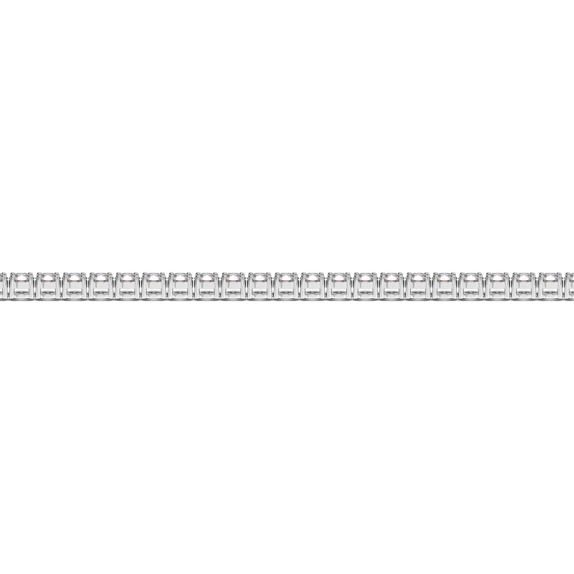 Lab Grown Round Diamond Tennis Bracelet in 14k White Gold (3 cctw F/G VS2/SI1) by Bids.com