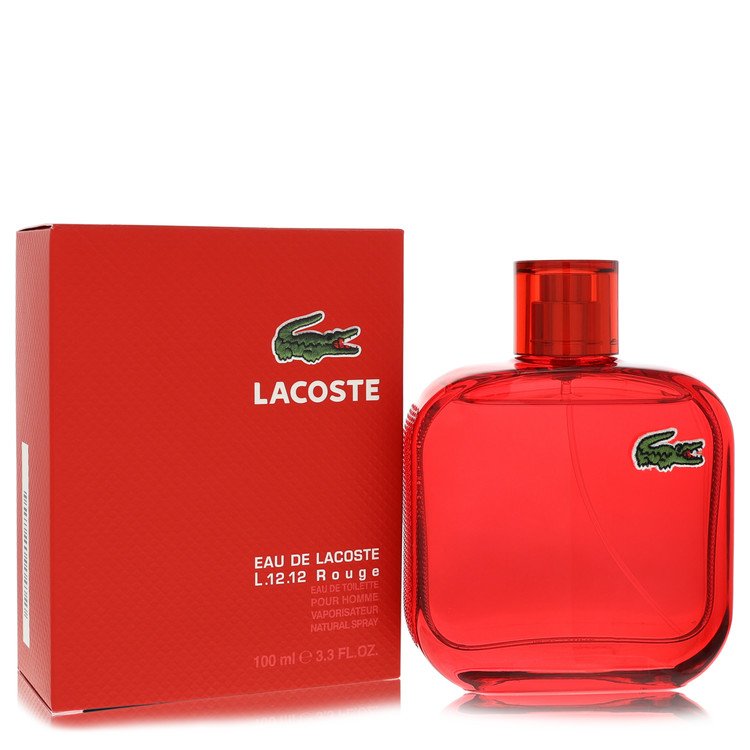 Lacoste Eau De Lacoste L.12.12 Rouge by Lacoste Eau De Toilette Spray 3.3 oz for Men by Avera Group