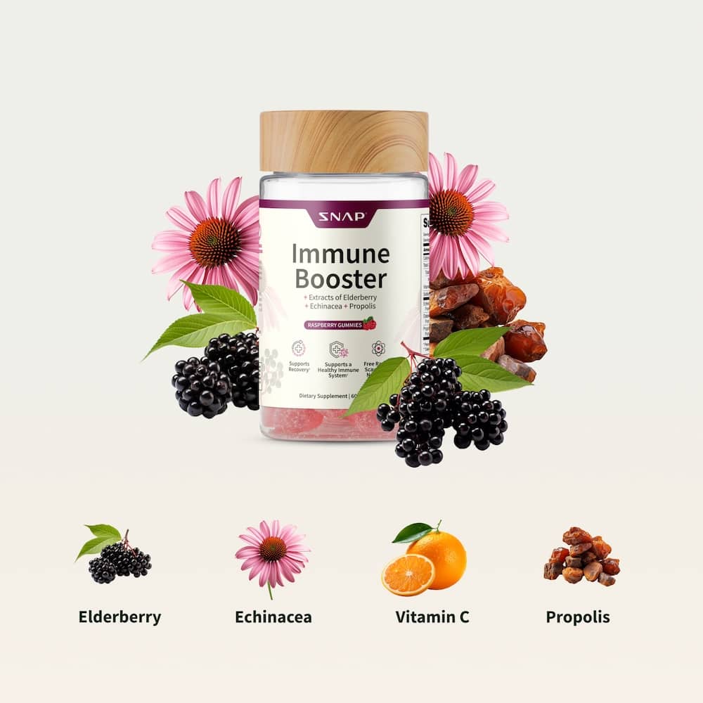 Elderberry Gummies Immune Booster by Snap Supplements