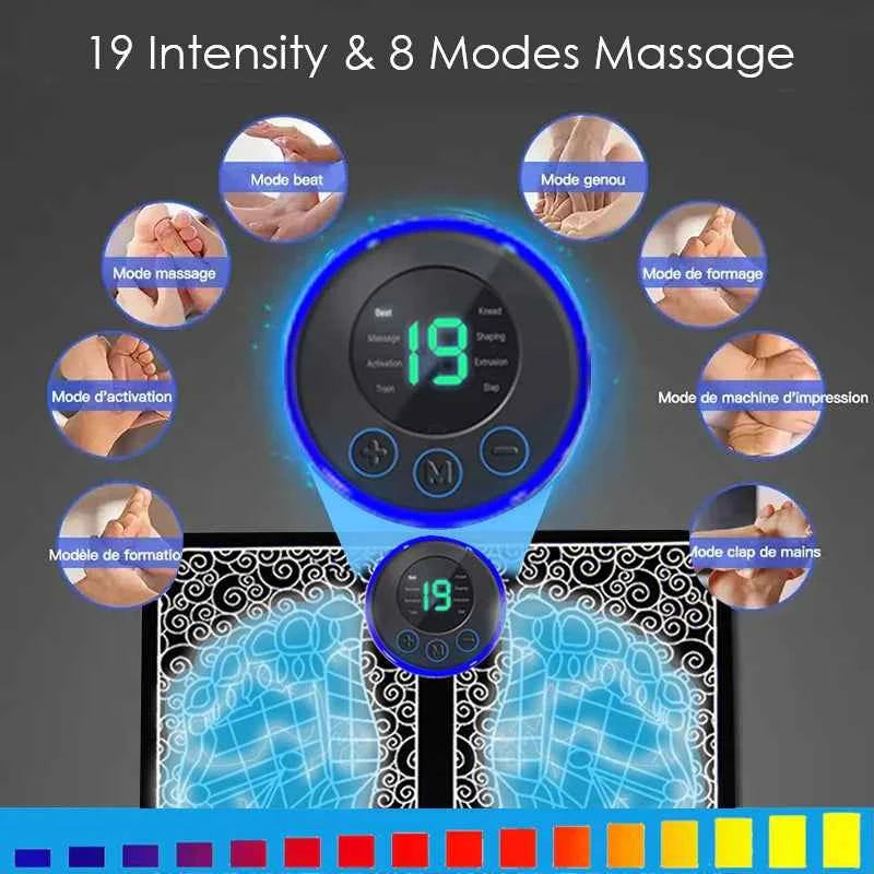 FootRelief™ Electric Massager Pad – Heat Therapy & Pain Relief