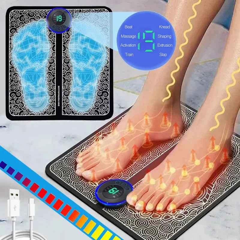 FootRelief™ Electric Massager Pad – Heat Therapy & Pain Relief